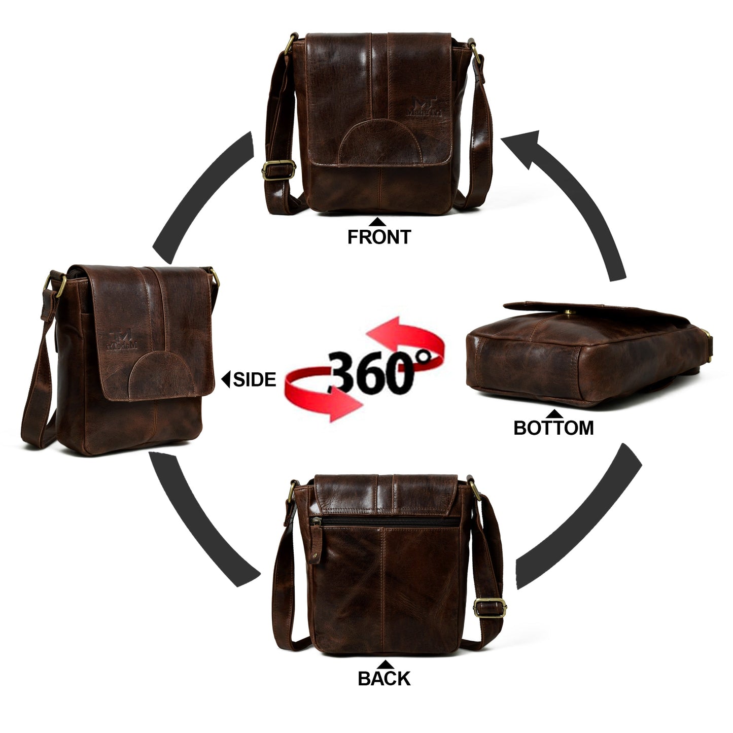 Cocoa Classic Messenger Bag - Concordia Style Boutique