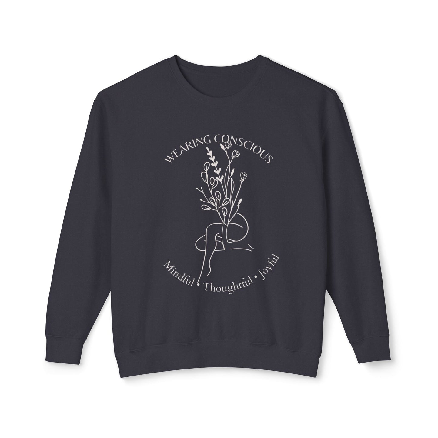 Spring Mindfulness Crewneck Sweatshirt - Joyous and Conscious Design
