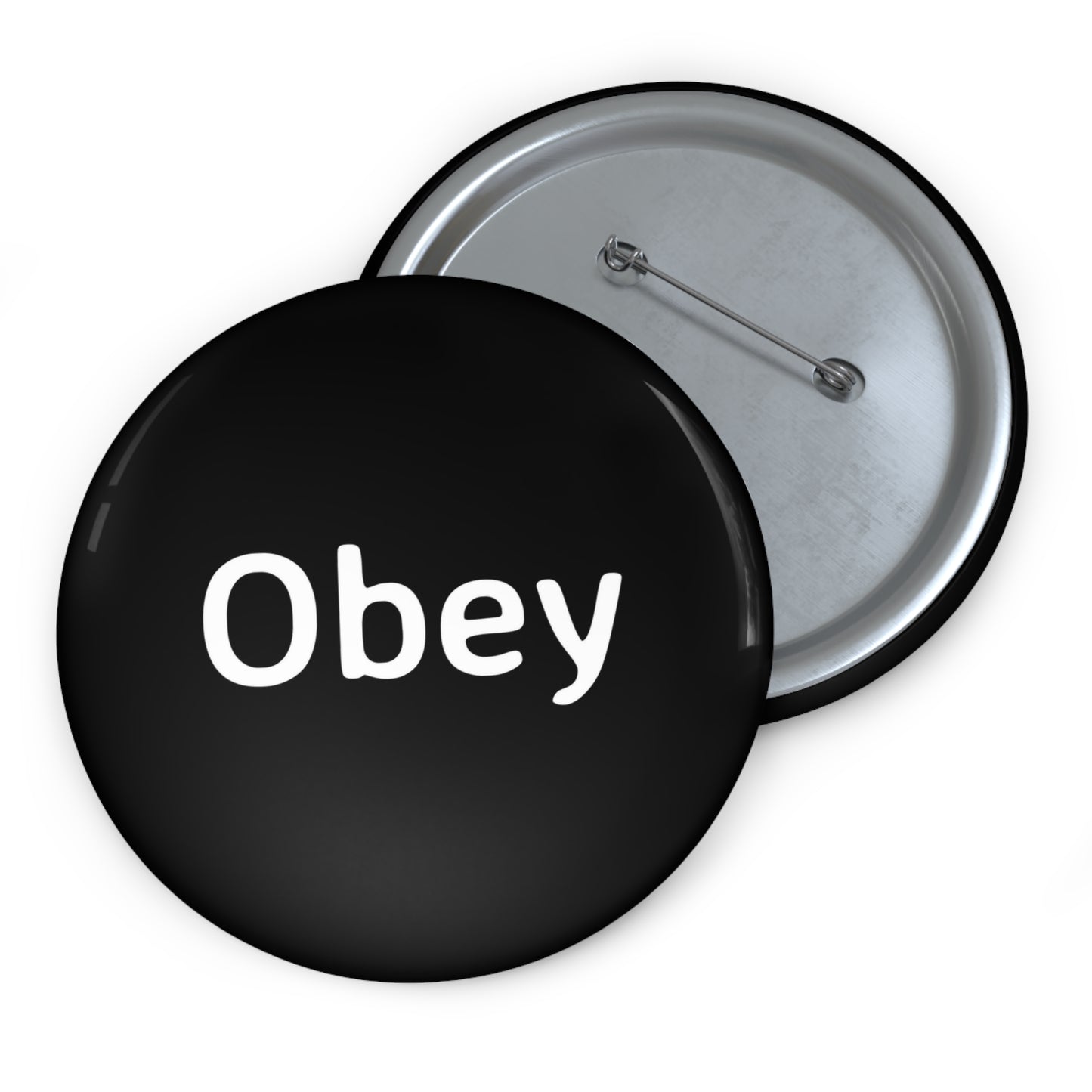 Obey - Pin Button - Premium Accessories from Printify - Just $8.28! Shop now at Concordia Style Boutique