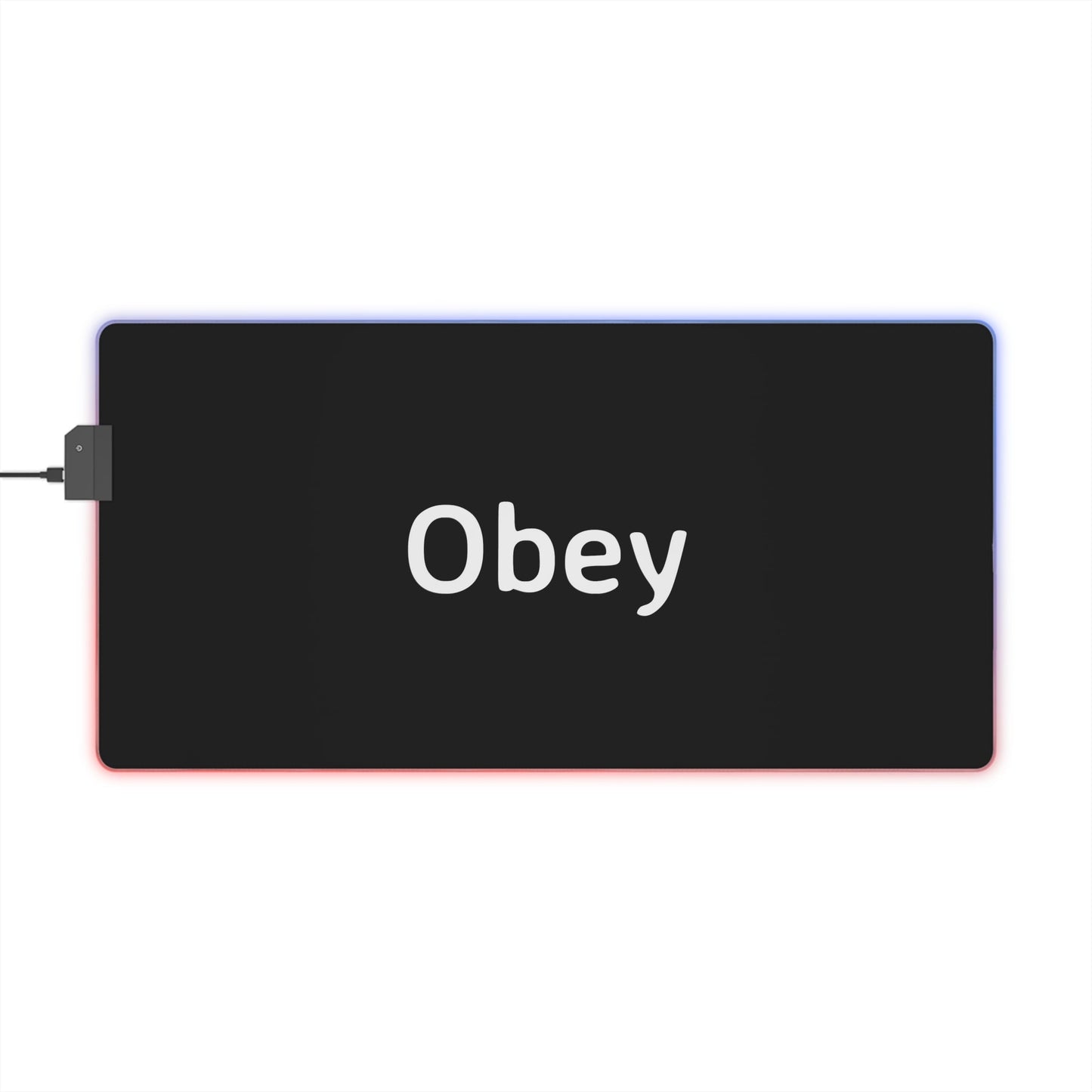 LED Gaming Mouse Pad - Obey - Premium LED Gaming Mouse Pad from Concordia Style Boutique - Just $25.94! Shop now at Concordia Style Boutique