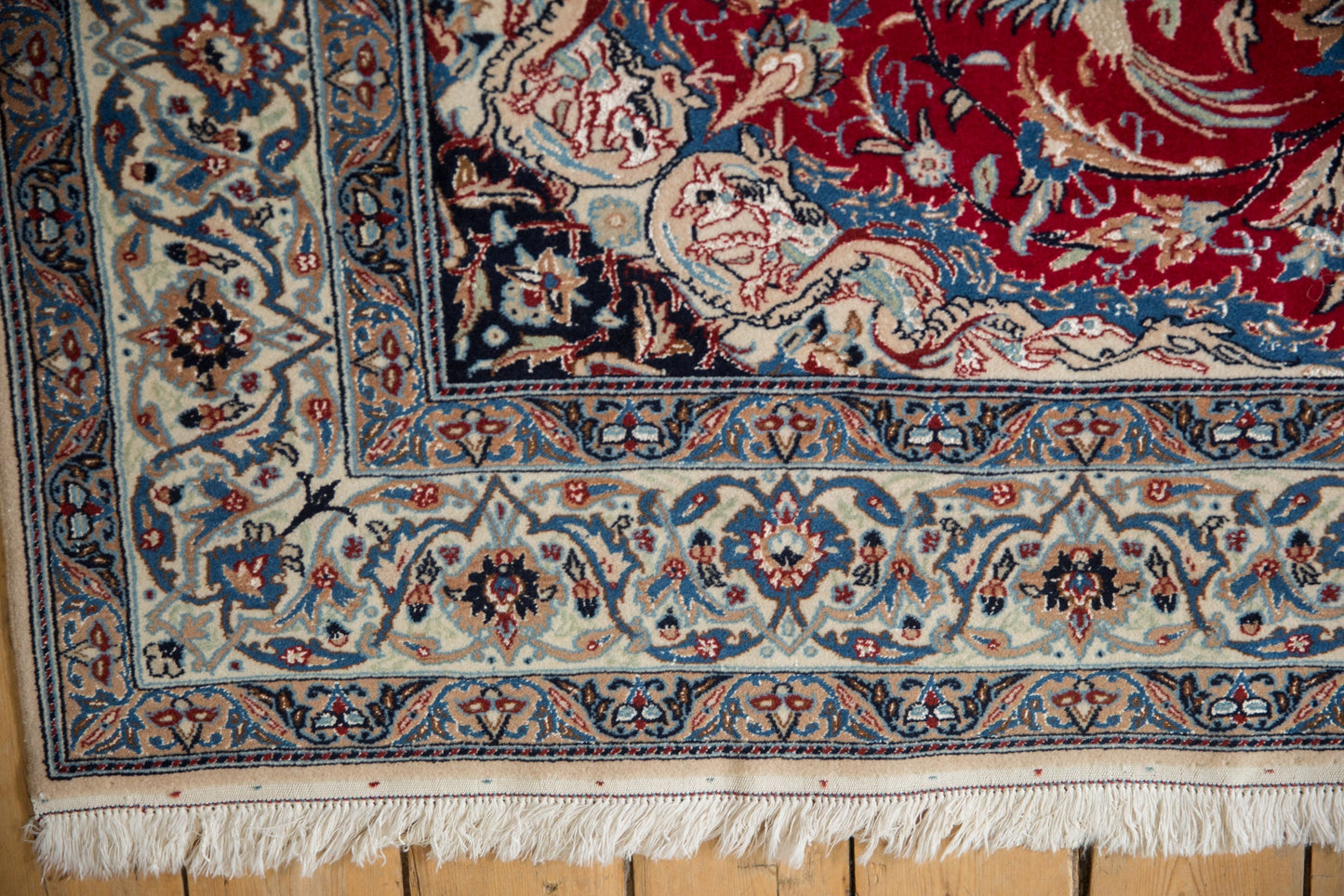 5.5x9 Vintage Nain Carpet