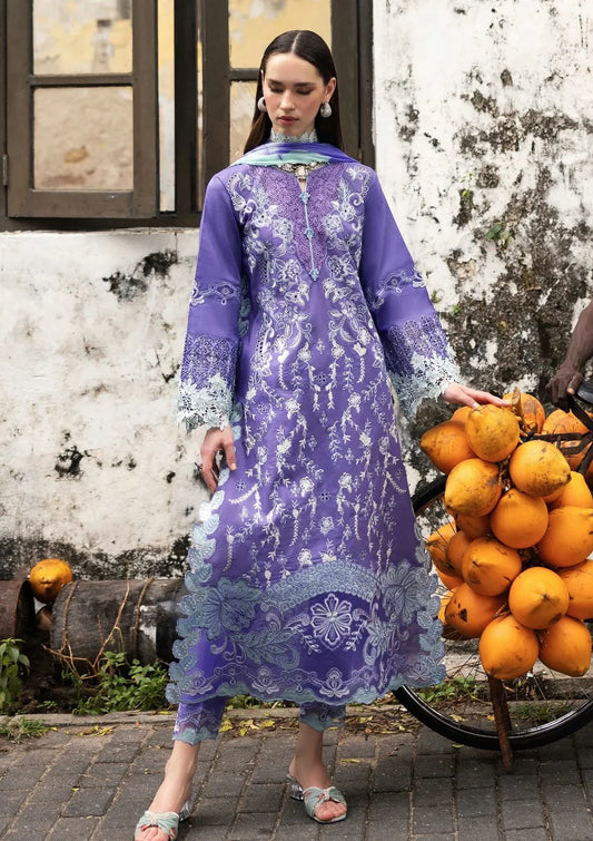 Mushq - Luminous Essence-03 Piece Chikan Embroidered Lawn