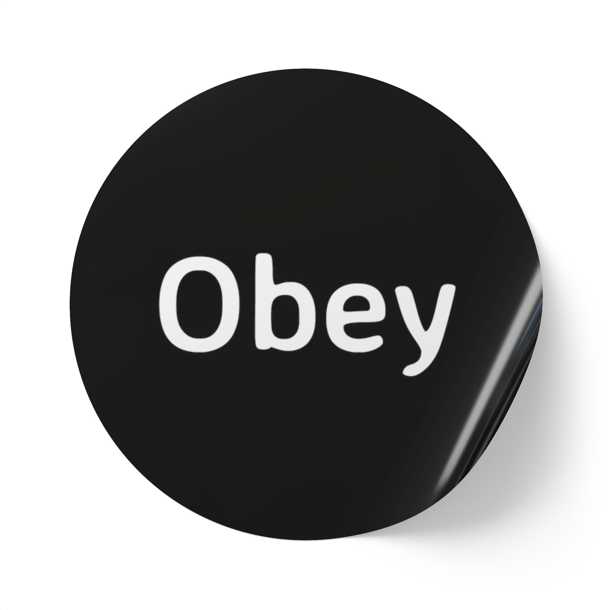 Round Sticker Label Rolls - Obey - Premium Round Sticker Label Rolls from Concordia Style Boutique - Just $97.27! Shop now at Concordia Style Boutique