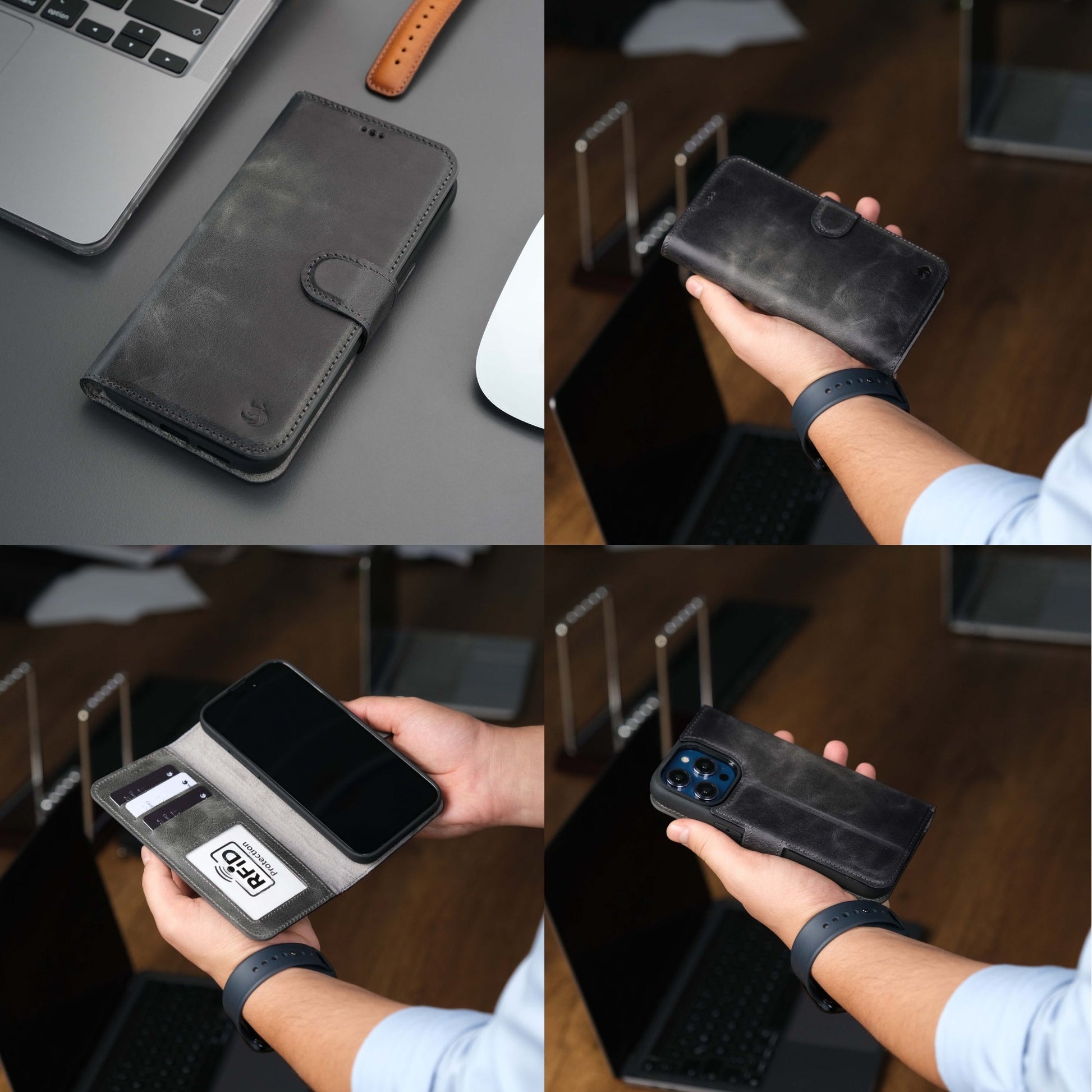 Casper Leather iPhone 14 Pro Max Wallet Case | MagSafe - Concordia Style Boutique