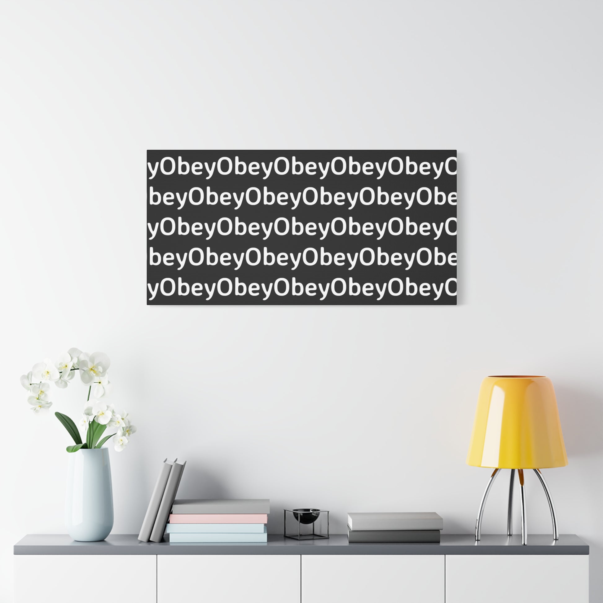 "Obey" - Classic Canvas - Premium Artwork from Concordia Style Boutique - Just $23.12! Shop now at Concordia Style Boutique