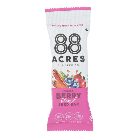88 Acres Triple Berry Bars - Case of 9 - 1.6 oz. Bars - Concordia Style Boutique