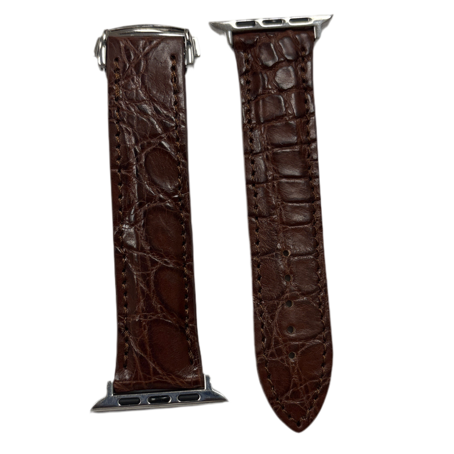 Apple Watch Band, Medium Brown Matte Alligator