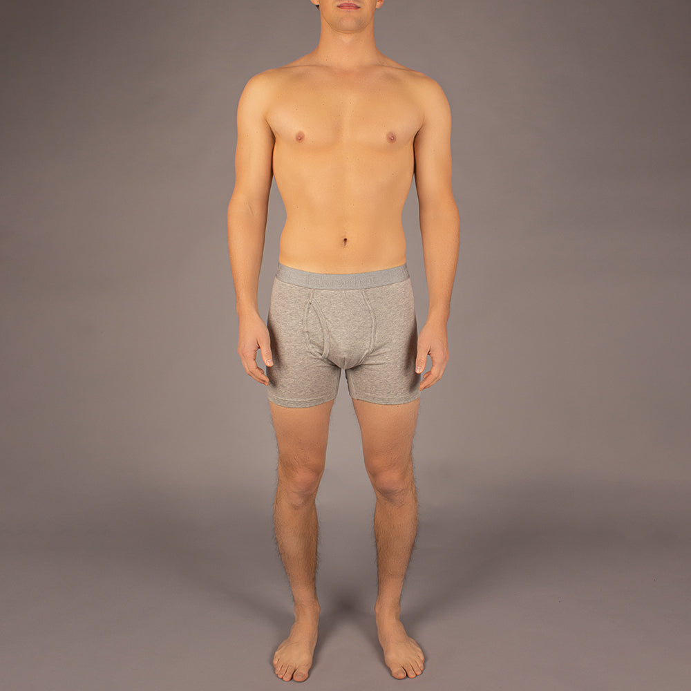 Newman Boxer Brief | Solid Heather Grey - Concordia Style Boutique
