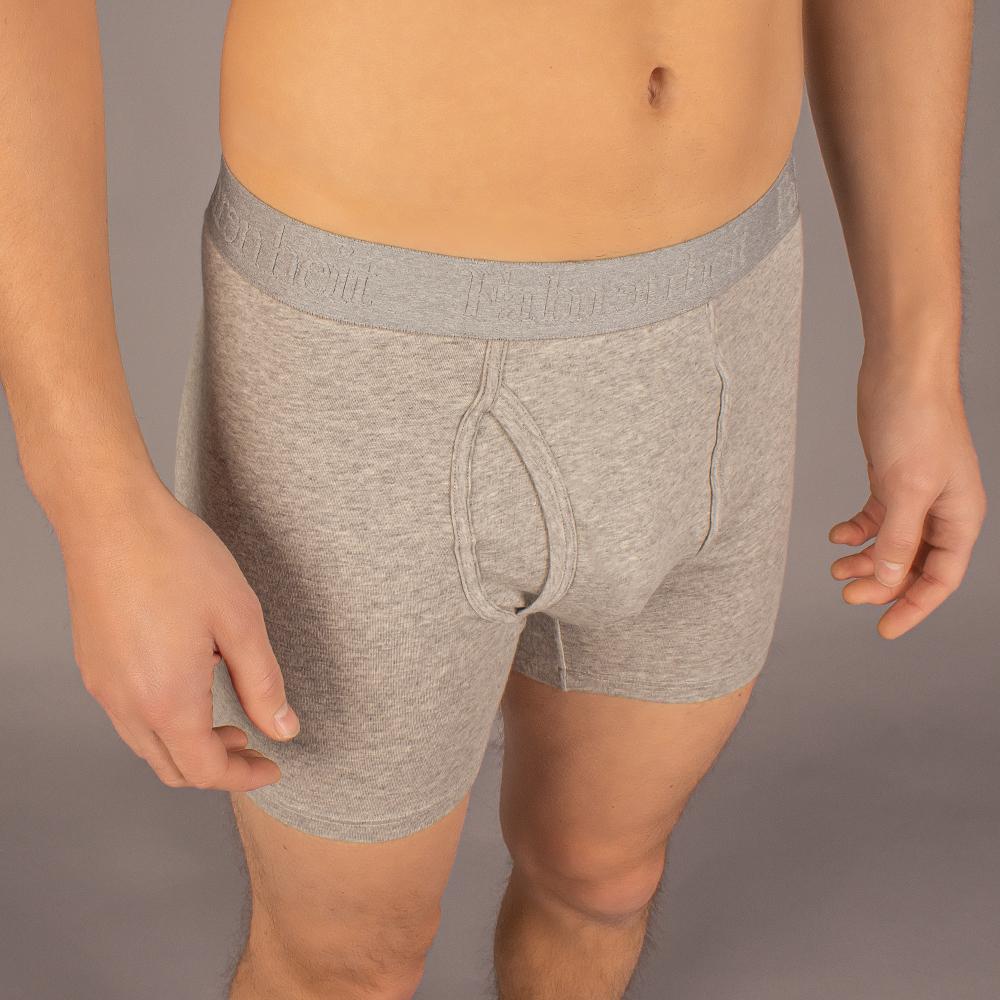 Newman Boxer Brief | Solid Heather Grey - Concordia Style Boutique