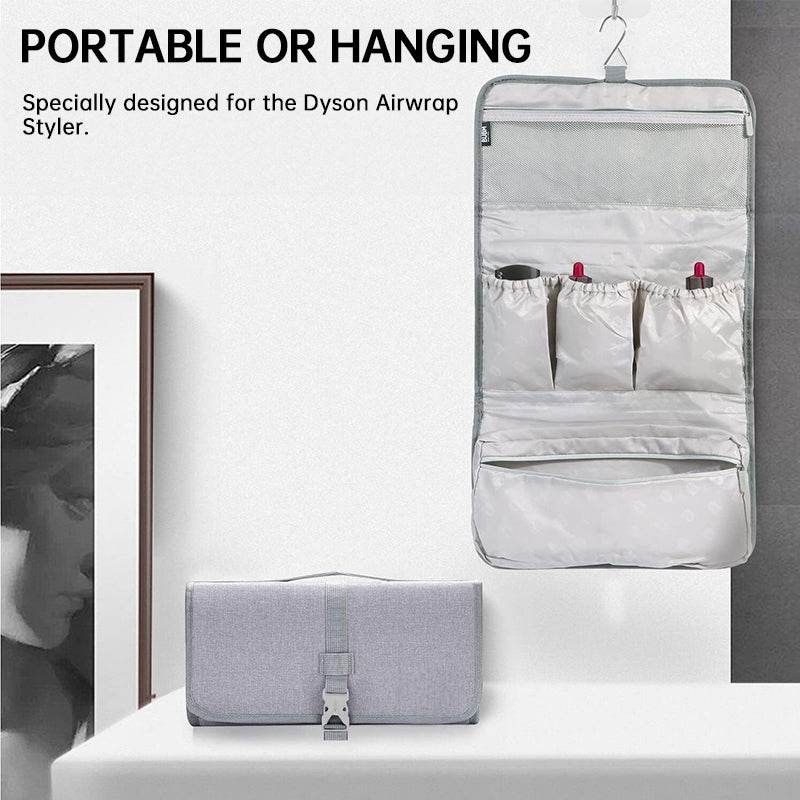 Large-capacity, dustproof travel bag for Dyson Pre-styling Dryer, fits curling barrels - Concordia Style Boutique