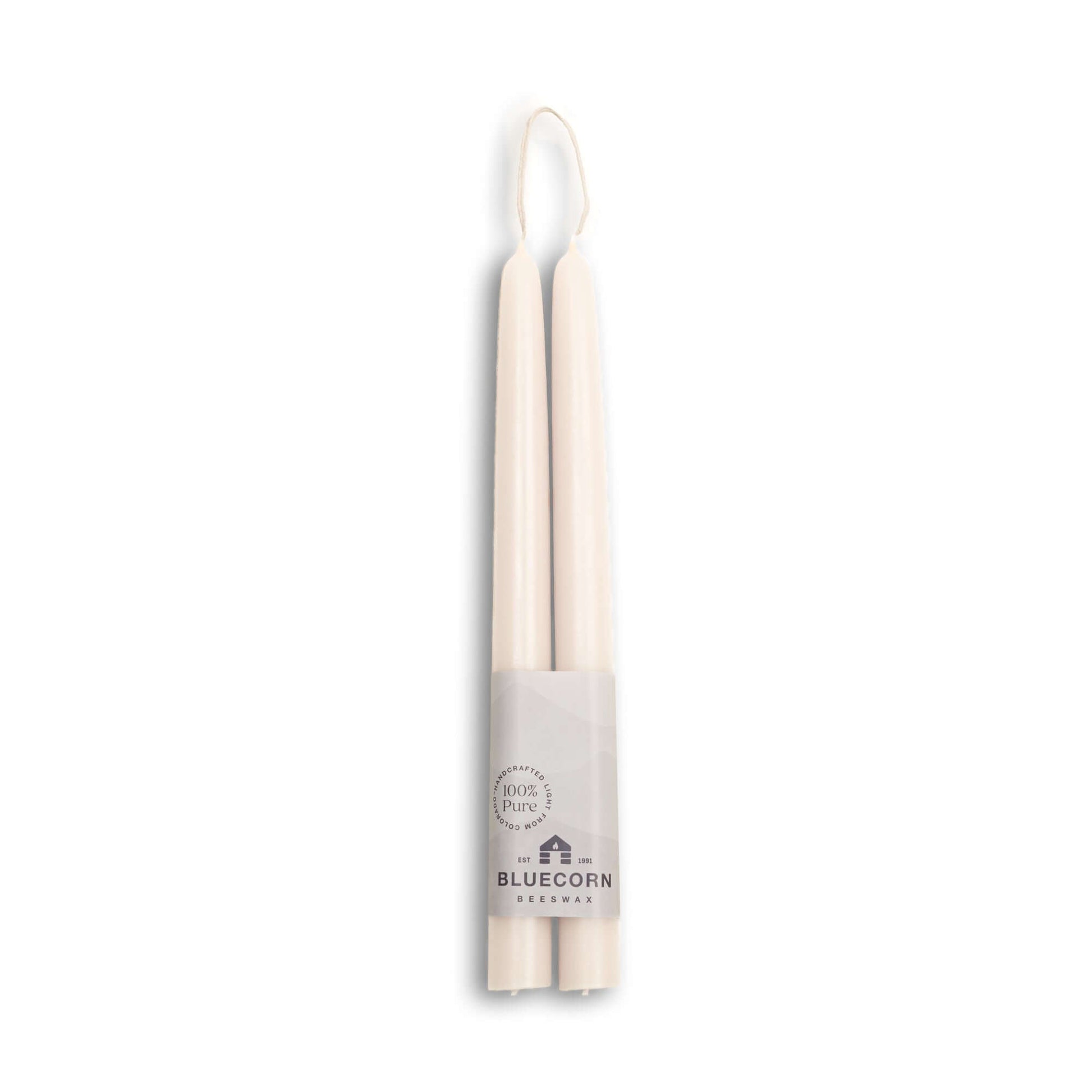 Hand-Dipped Beeswax Taper Candles - 1 Pair - Concordia Style Boutique
