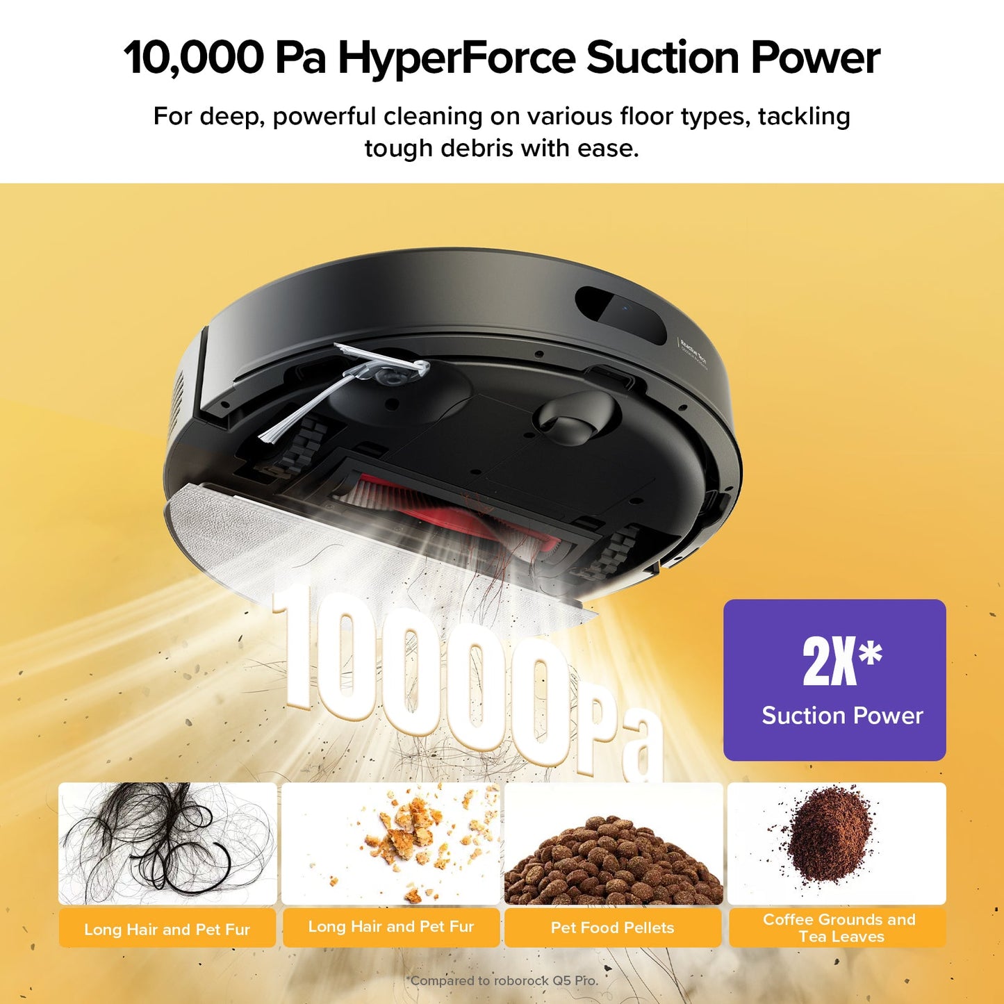 Roborock Q7 M5+ Robot Vacuum and Mop with Auto- Empty Dock (Upgraded from Q7 Max+)