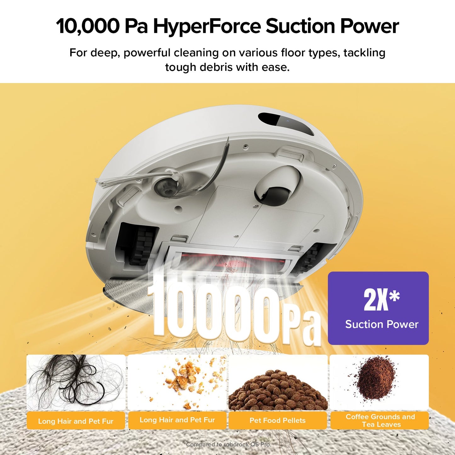 Roborock Q7 M5+ Robot Vacuum and Mop with Auto- Empty Dock (Upgraded from Q7 Max+)