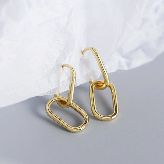 DANGLE LINK EARRINGS (PAIR) - Concordia Style Boutique