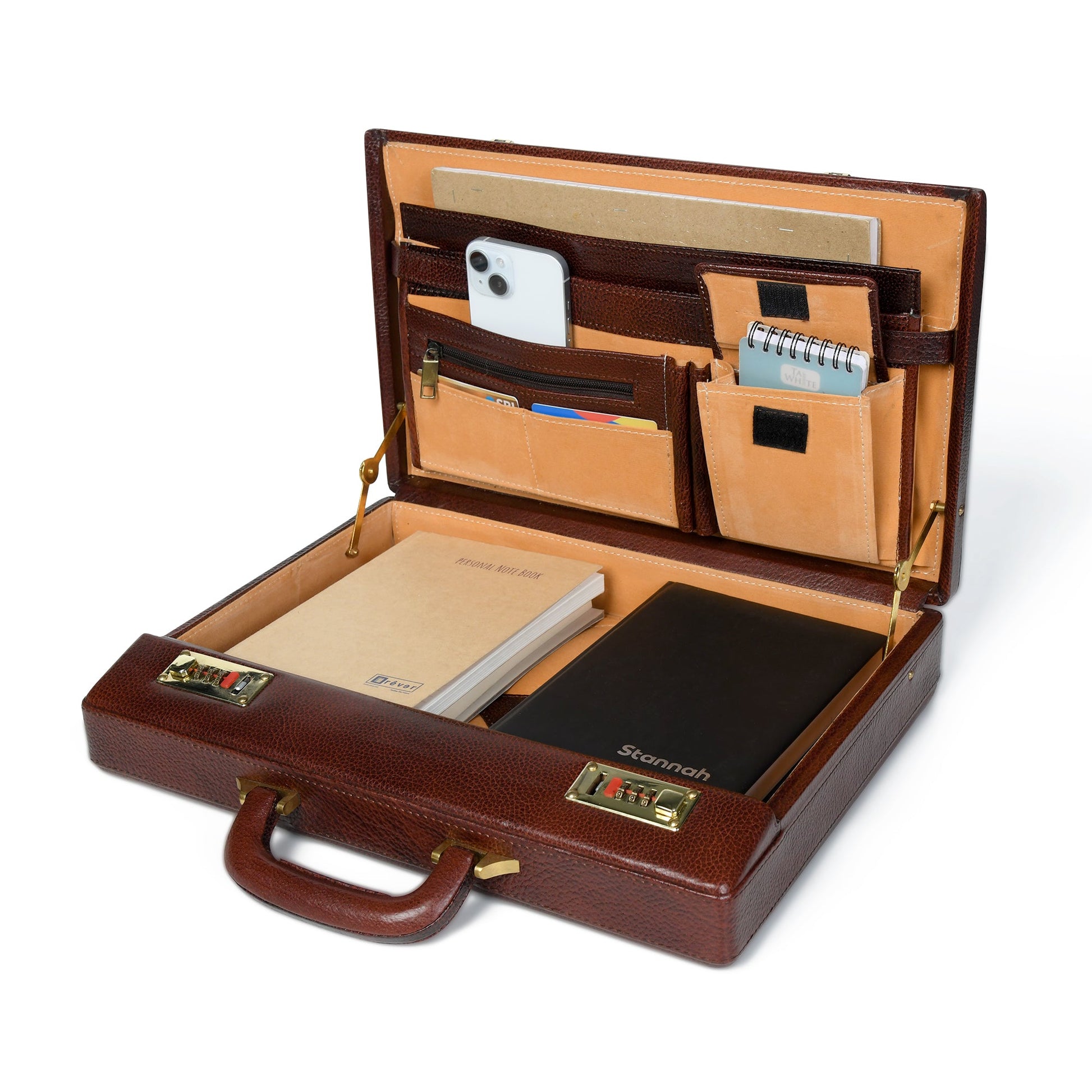 Rich Brown Office Suitcase - Concordia Style Boutique