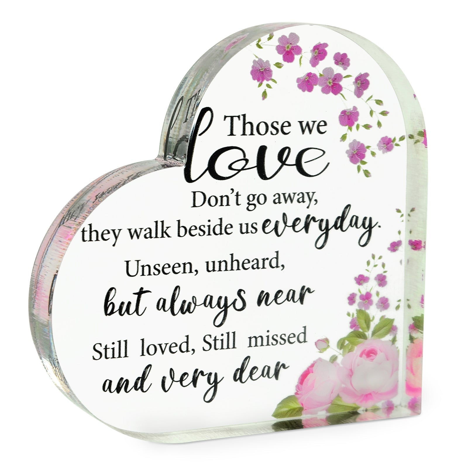 Acrylic Memorial Heart - Those We Love - Concordia Style Boutique