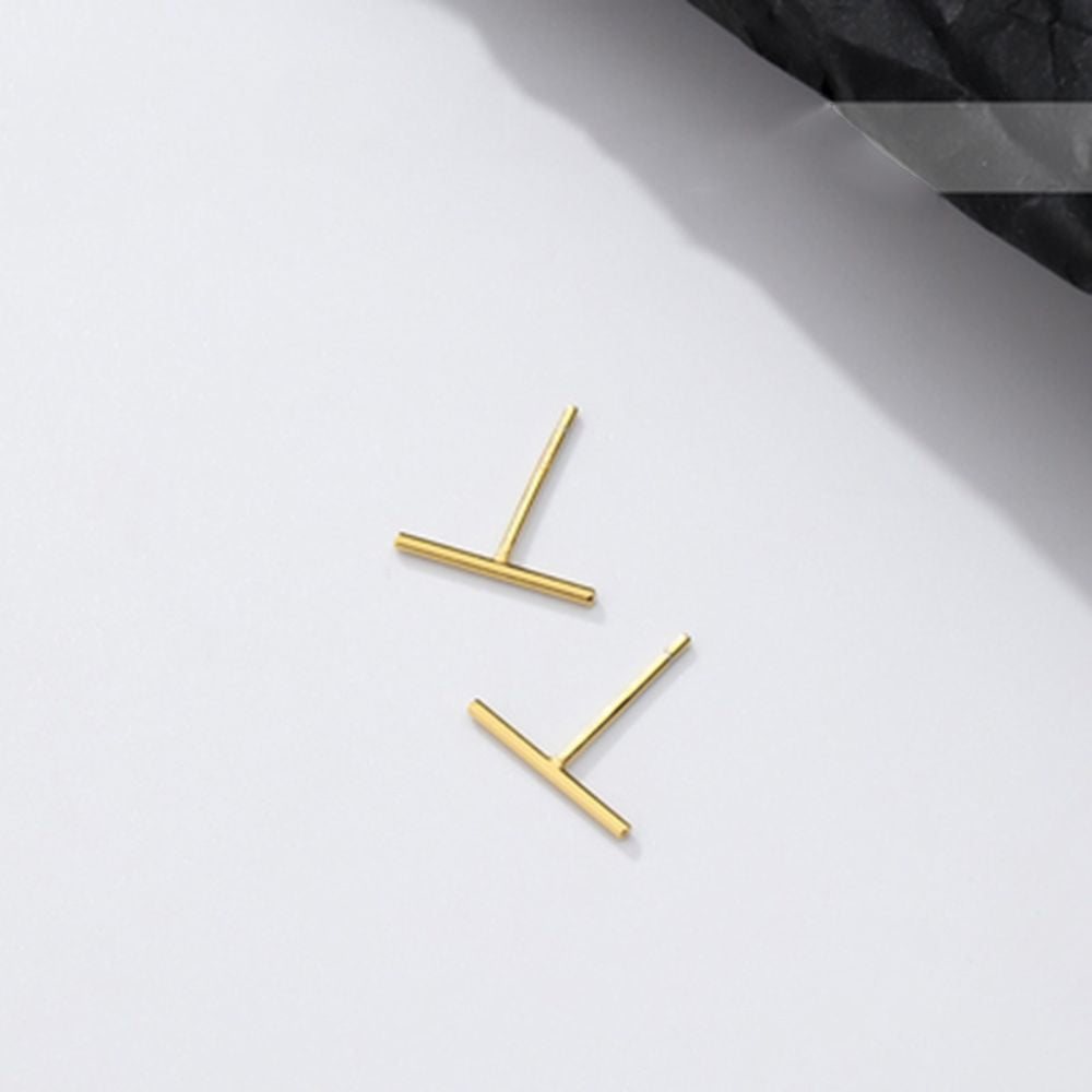 TINY GOLD BAR EARRINGS (PAIR) - Concordia Style Boutique