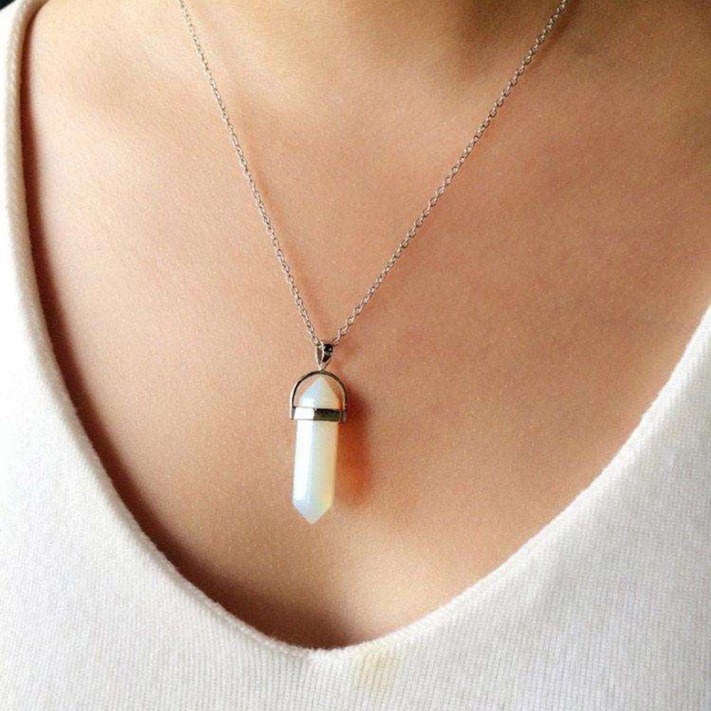 LUMINOUS PENDULUM NECKLACE - Concordia Style Boutique