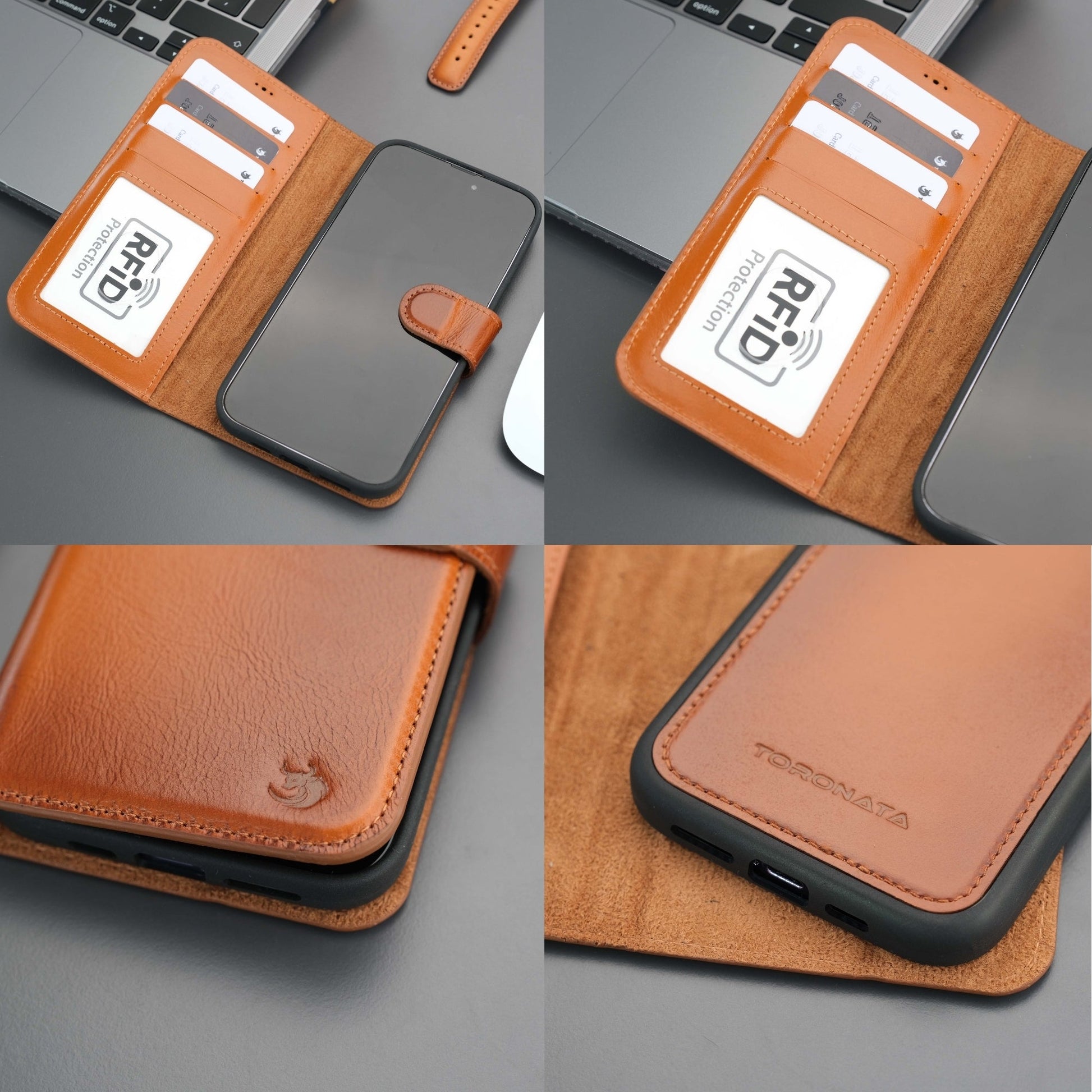 Casper Leather iPhone 14 Pro Max Wallet Case | MagSafe - Concordia Style Boutique
