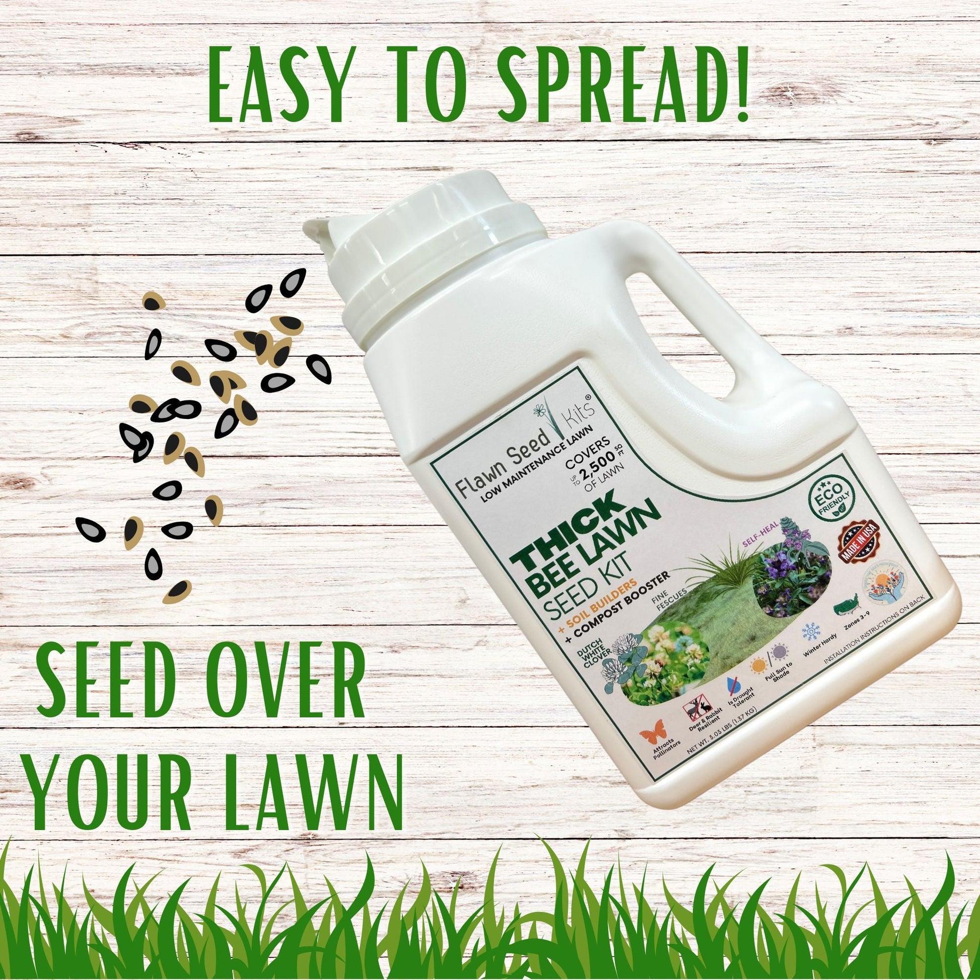 Thick Bee Lawn Seed Kit - Concordia Style Boutique