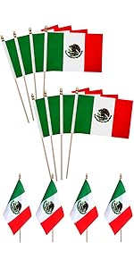 TSMD US American Stick Flags Small Mini USA Hand Held Flags,July 4th Decoration,Veteran Party,Memorial Day,5x8 Inch,12 Pack - Premium American Stick Flags from Concordia Style Boutique - Just $15.94! Shop now at Concordia Style Boutique