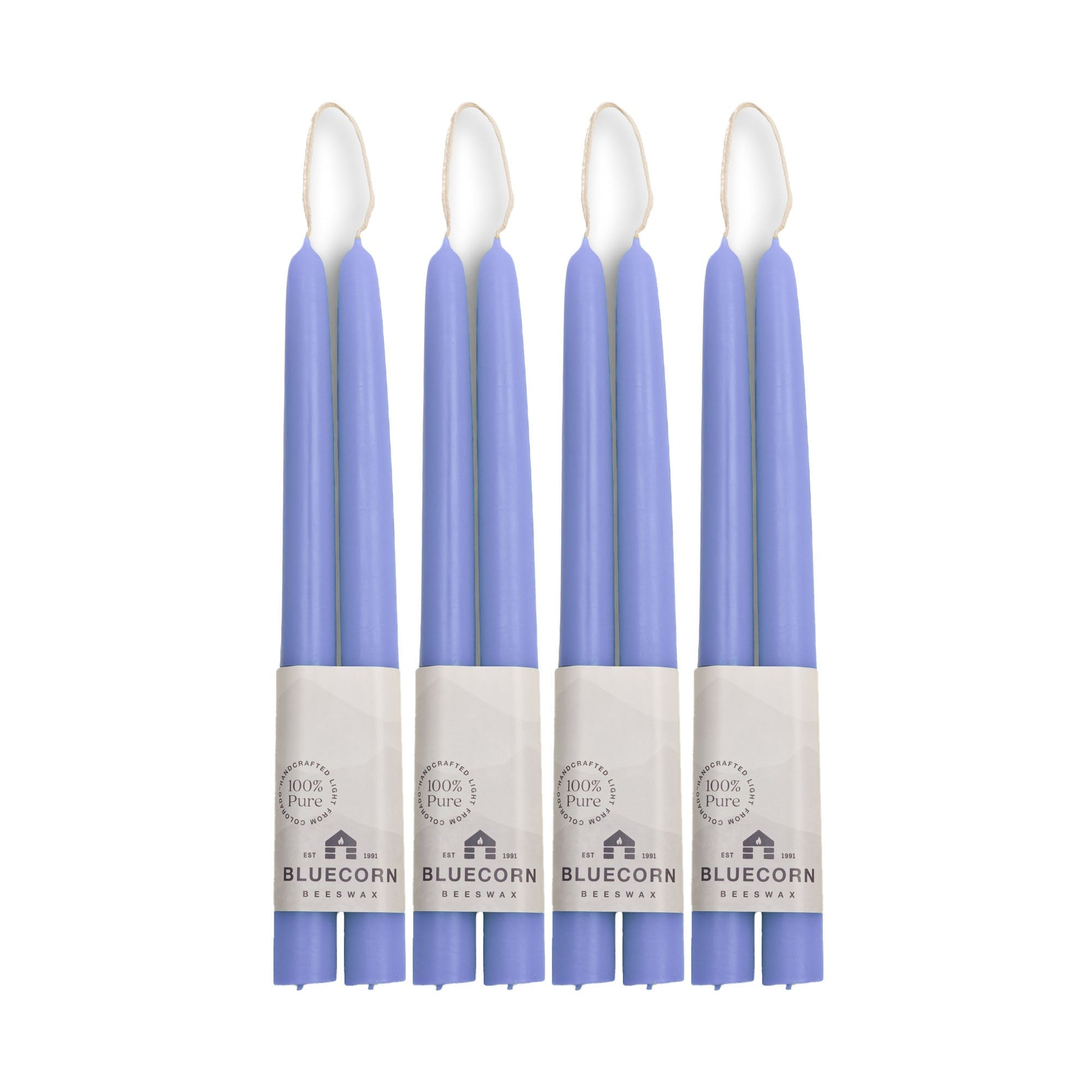 Hand-Dipped Beeswax Taper Candles - Bulk 4-Pair Bundle - Concordia Style Boutique