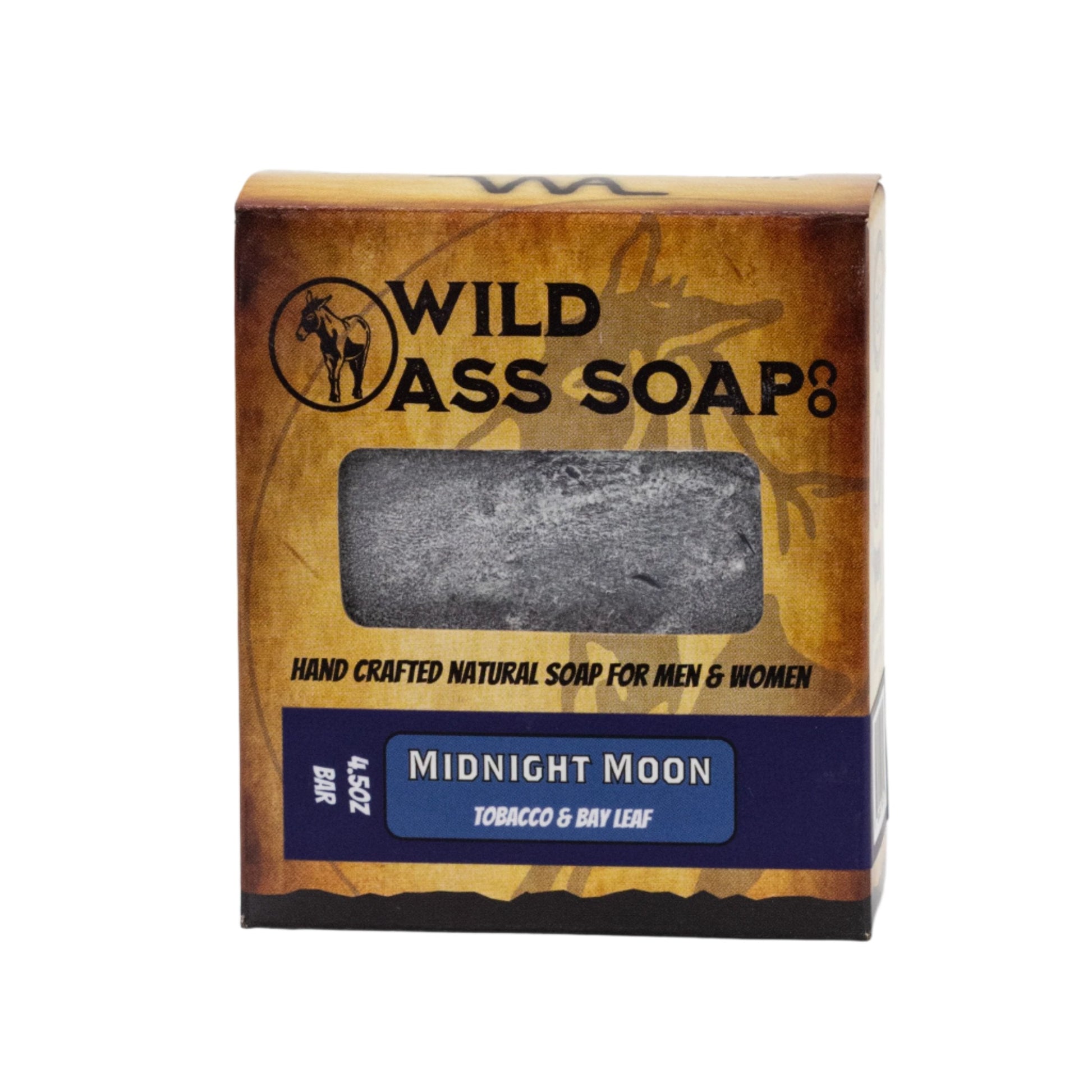 Tallow Bar Soap | Midnight Moon Scent | 4.5 oz | Palm Oil & Paraben Free | Wild Ass Soap Co - Concordia Style Boutique