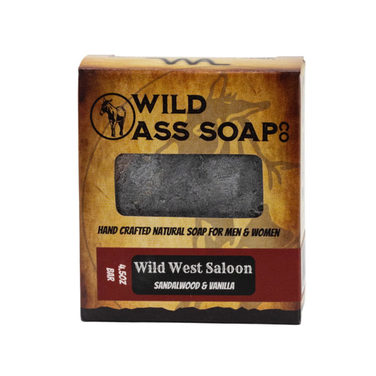 Tallow Bar Soap | Wild West Saloon Scent | 4.5 oz | Palm Oil & Paraben Free | Wild Ass Soap Co - Concordia Style Boutique