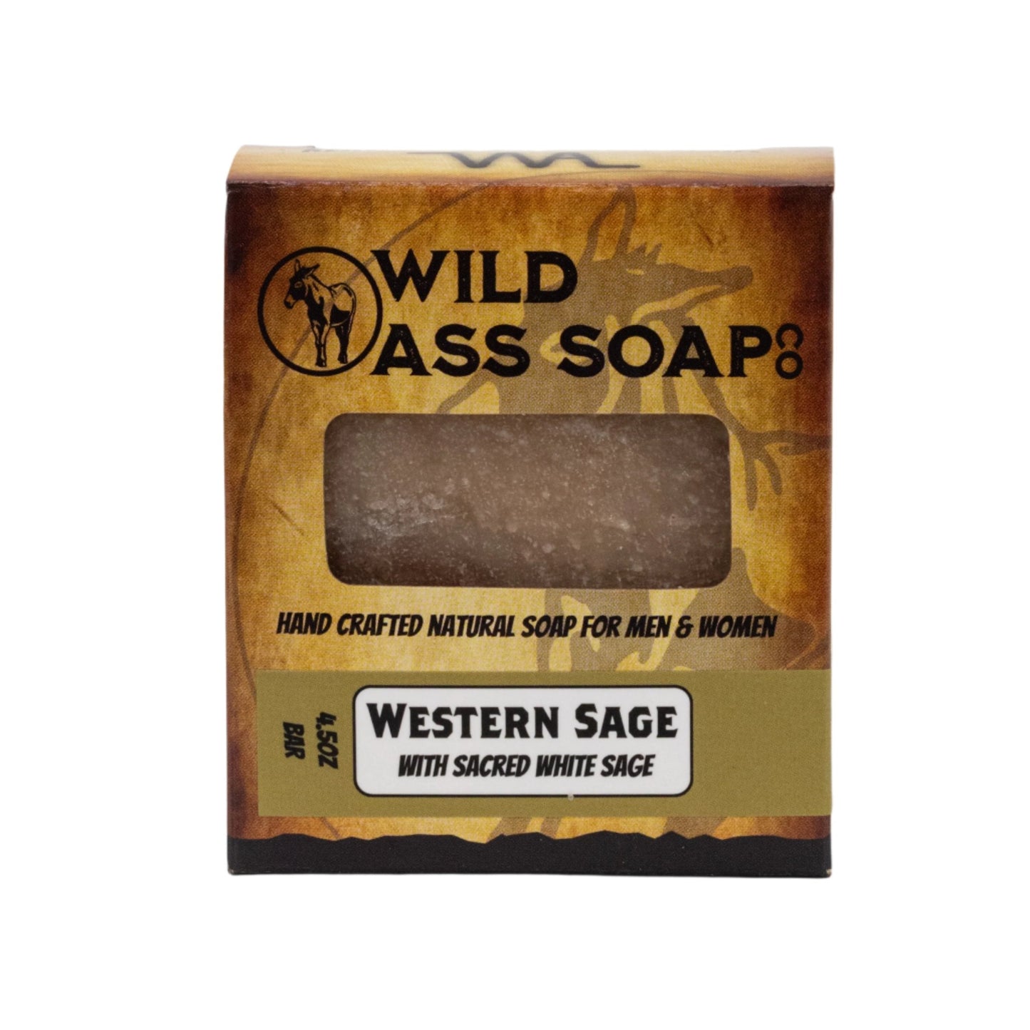 Tallow Bar Soap | Western Sage Scent | 4.5 oz | Palm Oil & Paraben Free | Wild Ass Soap Co - Concordia Style Boutique
