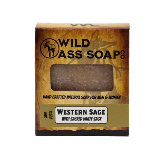 Tallow Bar Soap | Western Sage Scent | 4.5 oz | Palm Oil & Paraben Free | Wild Ass Soap Co - Concordia Style Boutique