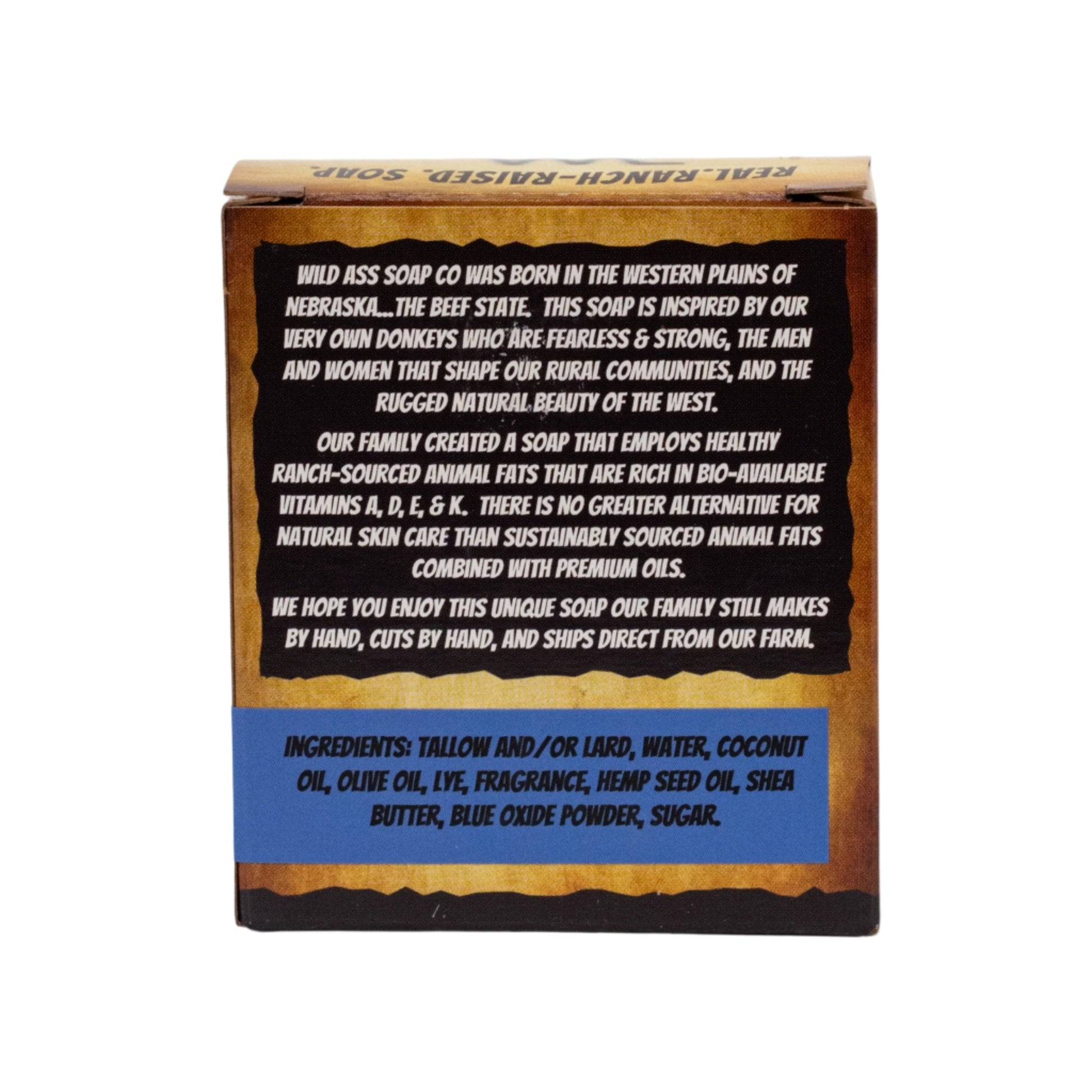 Tallow Bar Soap | Capt'N Jax Scent | 4.5 oz | Palm Oil & Paraben Free | Wild Ass Soap Co - Concordia Style Boutique