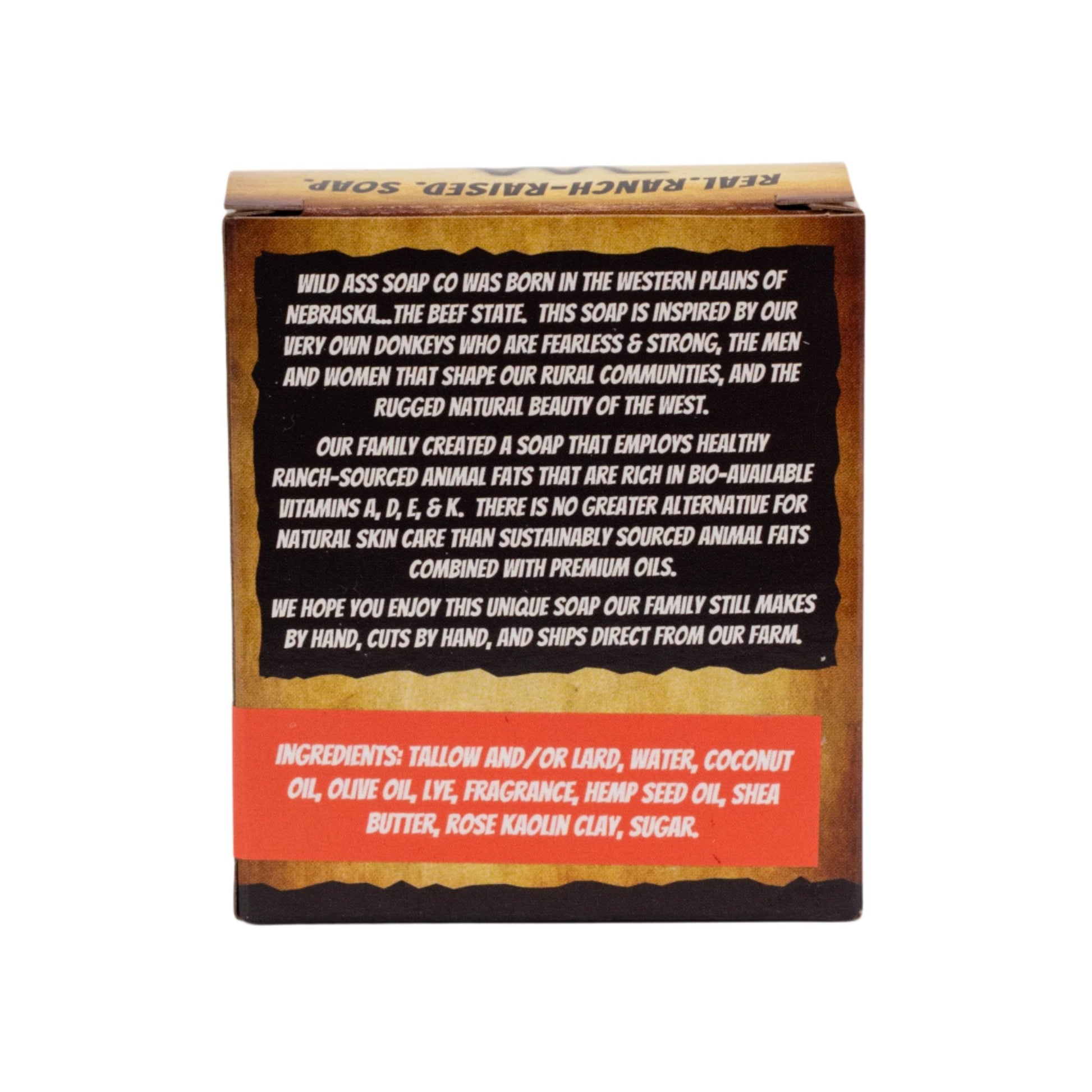 Tallow Bar Soap | Sweet As Sugar Scent | 4.5 oz | Palm Oil & Paraben Free | Wild Ass Soap Co - Concordia Style Boutique