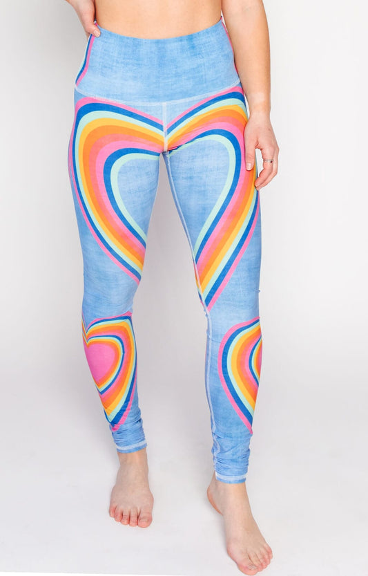 YD Legging - Rainbow Love - Concordia Style Boutique