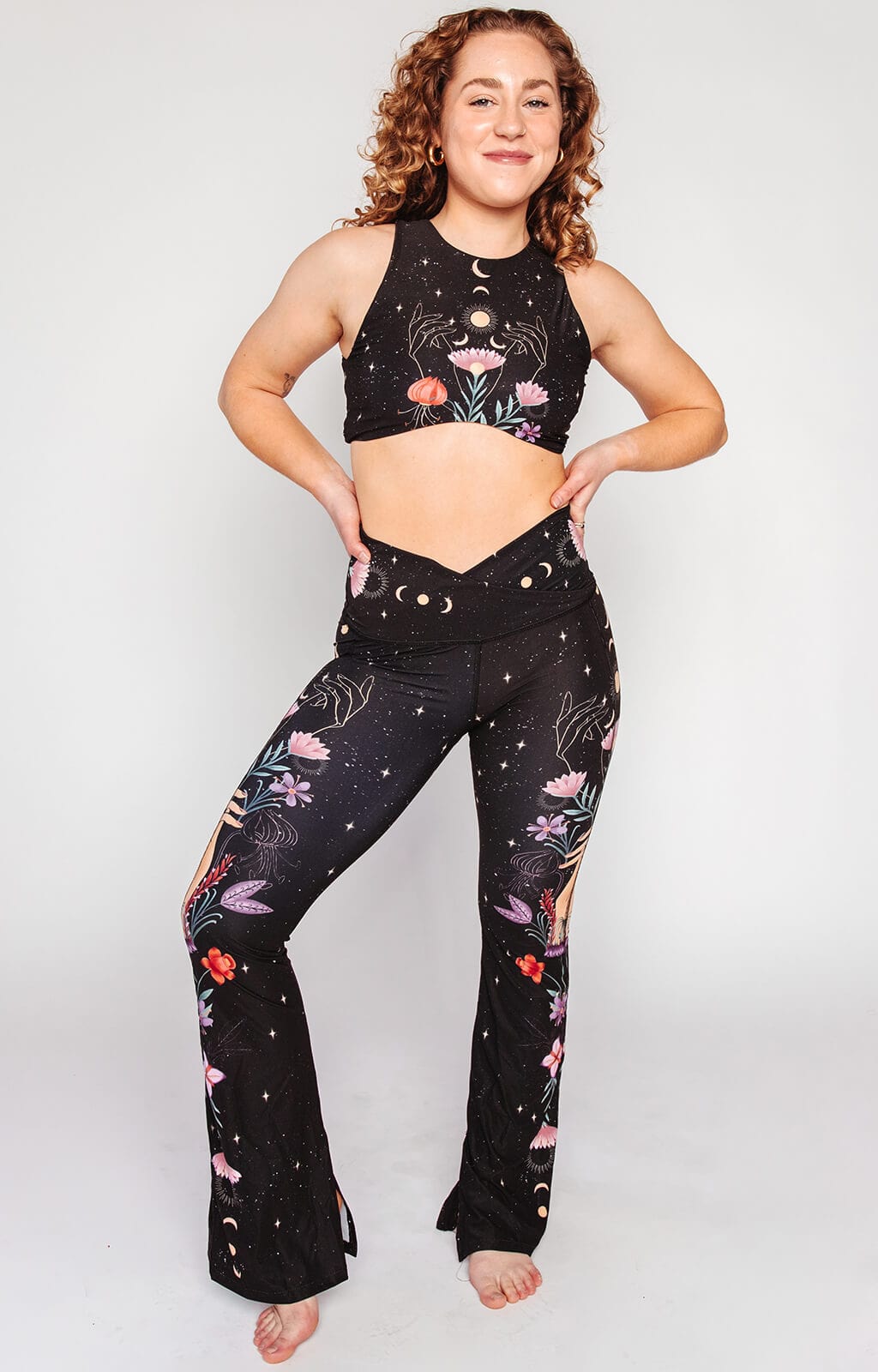 Split ‘N Flare Pant - Celestial Timing - Concordia Style Boutique