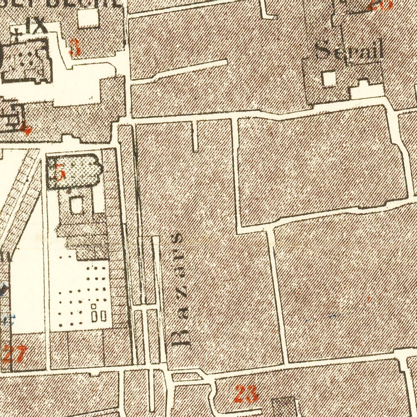Vintage Map of Jerusalem, Israel 1900 - Concordia Style Boutique