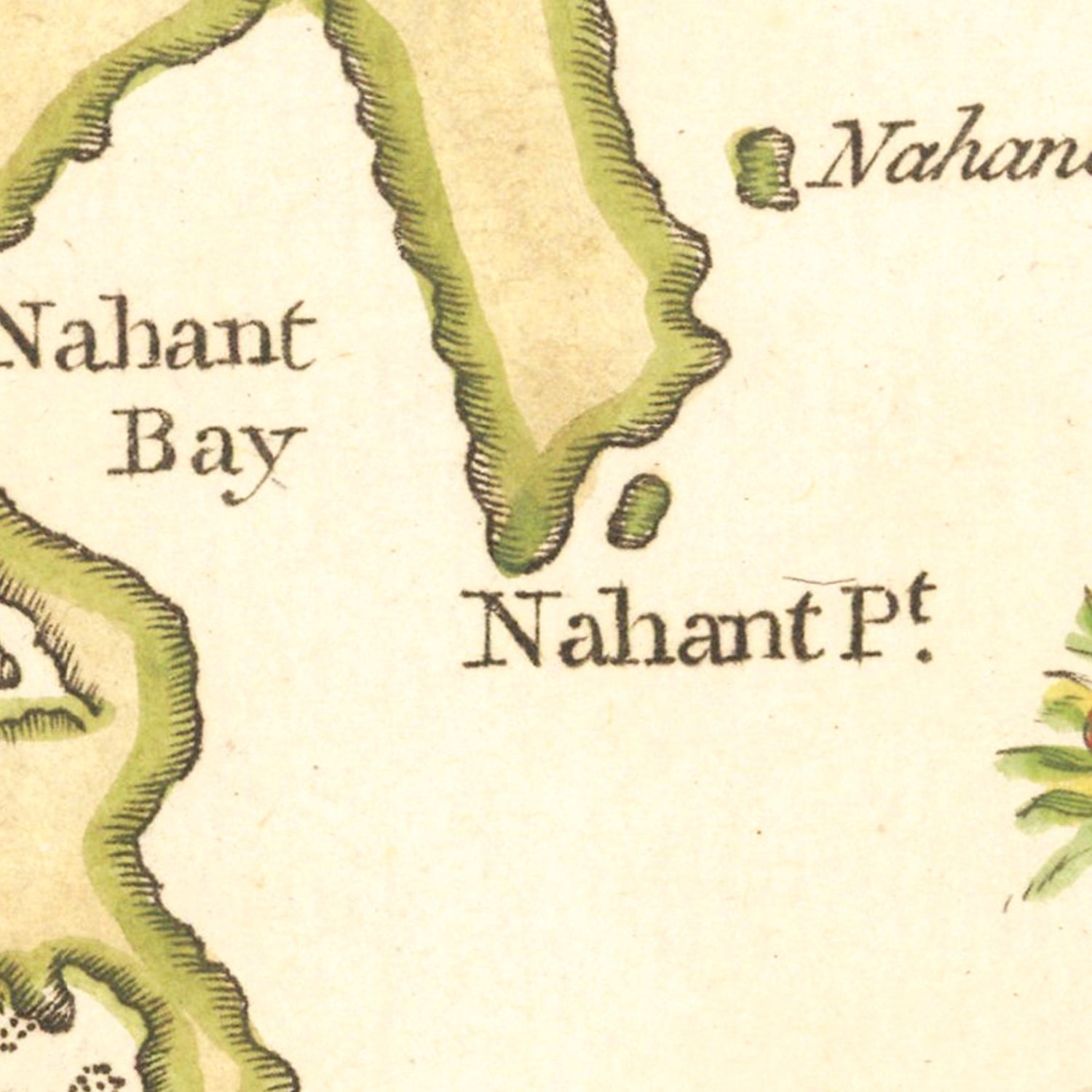 Vintage Map of Boston, Massachusetts 1774 - Concordia Style Boutique