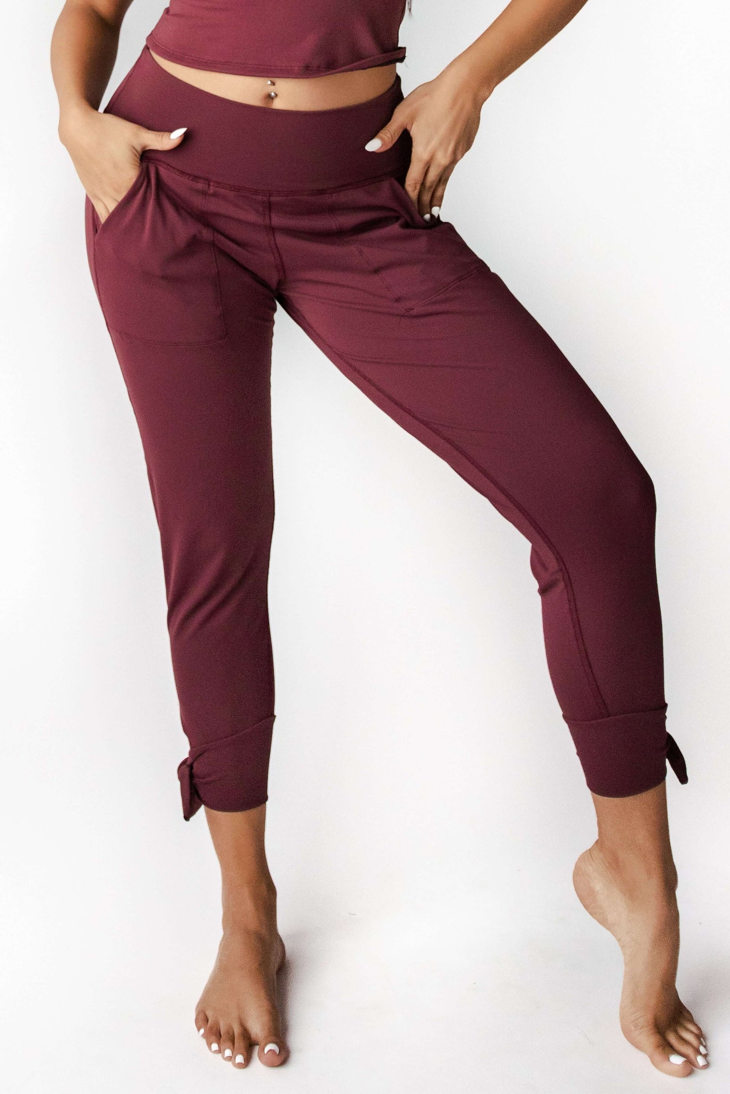 Sunday Jogger - Maroon - Concordia Style Boutique