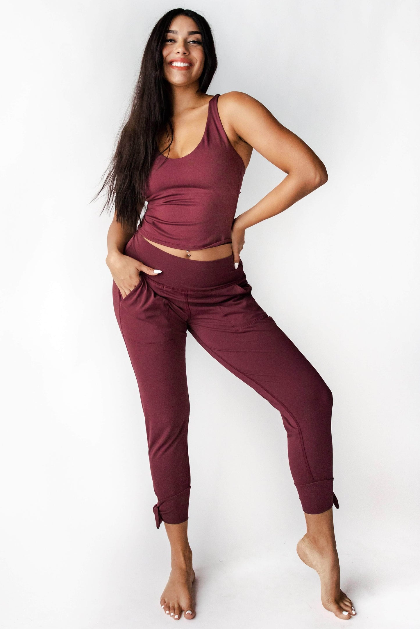 Sunday Jogger - Maroon - Concordia Style Boutique