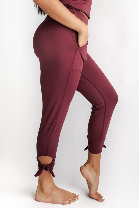 Sunday Jogger - Maroon - Concordia Style Boutique