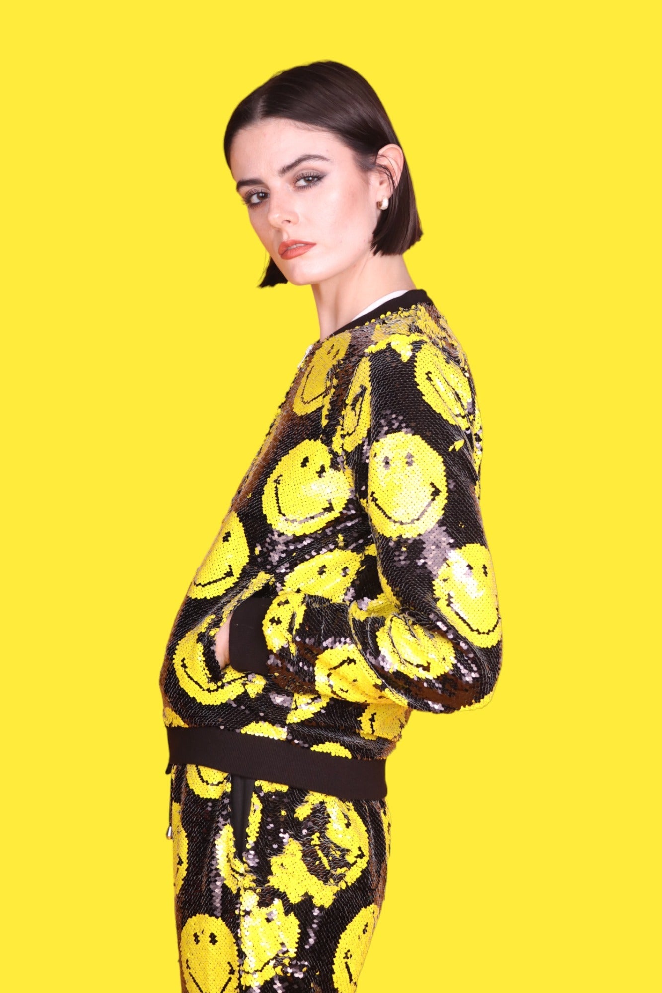 "Any Old  Iron" - x Smiley Bomber Jacket - Premium Clothing from Any Old Iron - Just $300! Shop now at Concordia Style Boutique