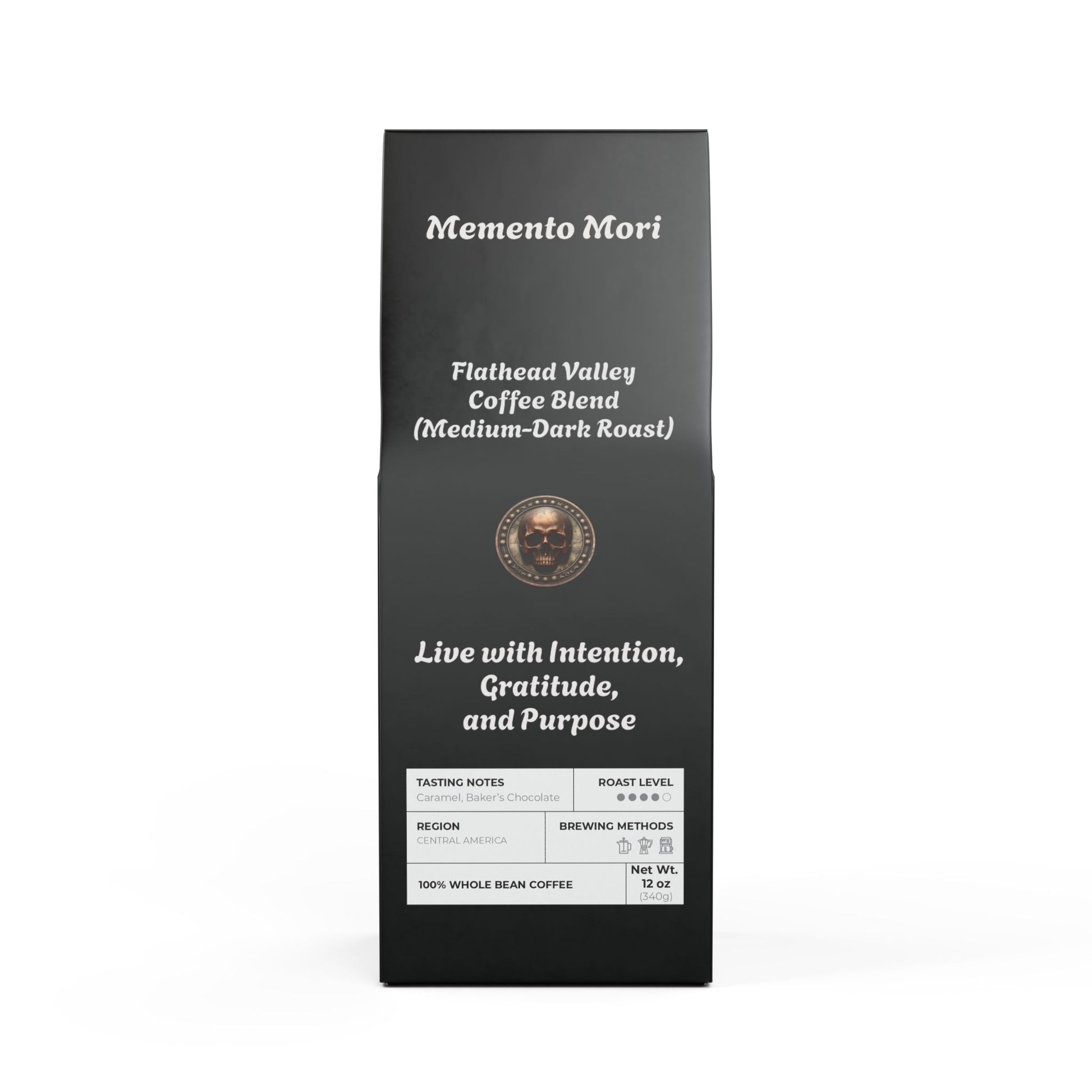 Flathead Valley Coffee Blend (Medium-Dark Roast) - "Memento Mori" - Premium Coffee from Concordia Style Boutique - Just $27.05! Shop now at Concordia Style Boutique