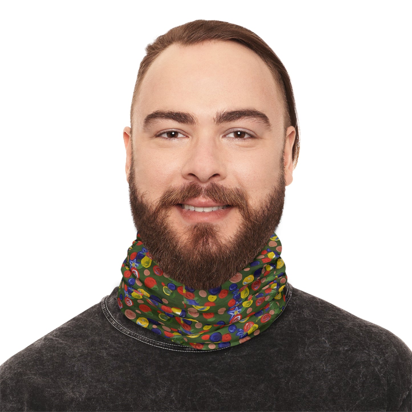 Lightweight Neck Gaiter - "Blobs" - Premium Neck Gaiter from Concordia Style Boutique - Just $18.76! Shop now at Concordia Style Boutique