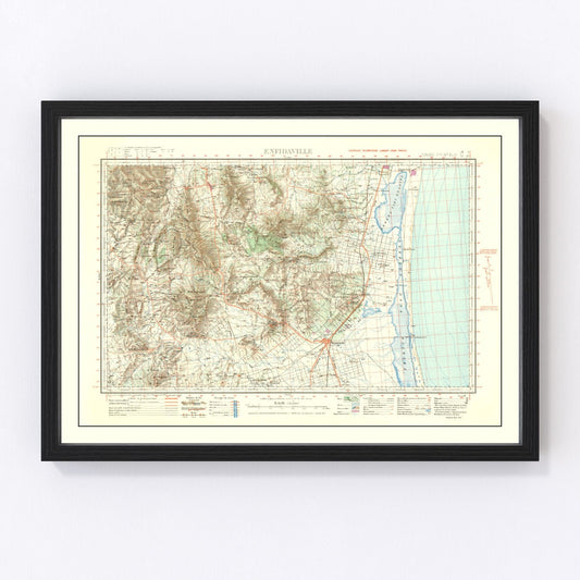 Vintage North Africa World War II Map 1941 - Concordia Style Boutique