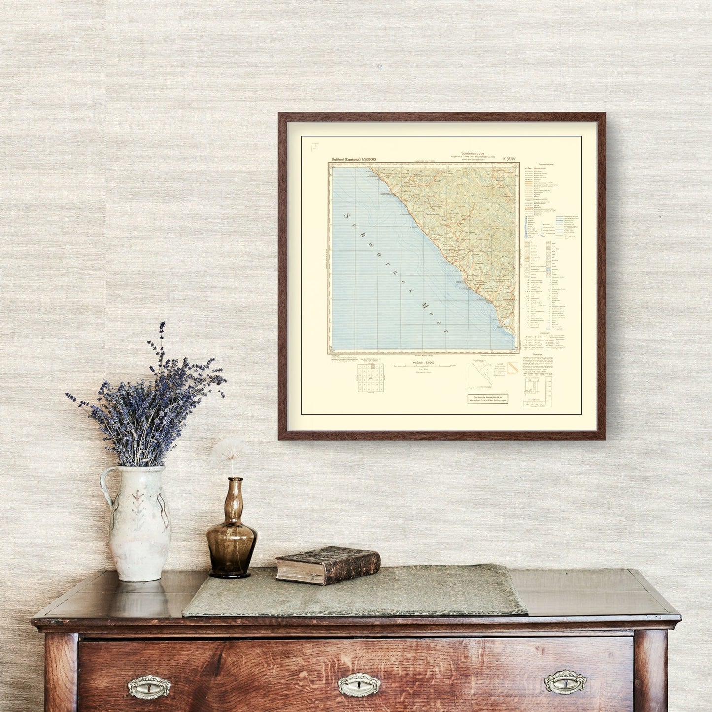 Vintage Soviet Union World War II Map 1942 - Concordia Style Boutique