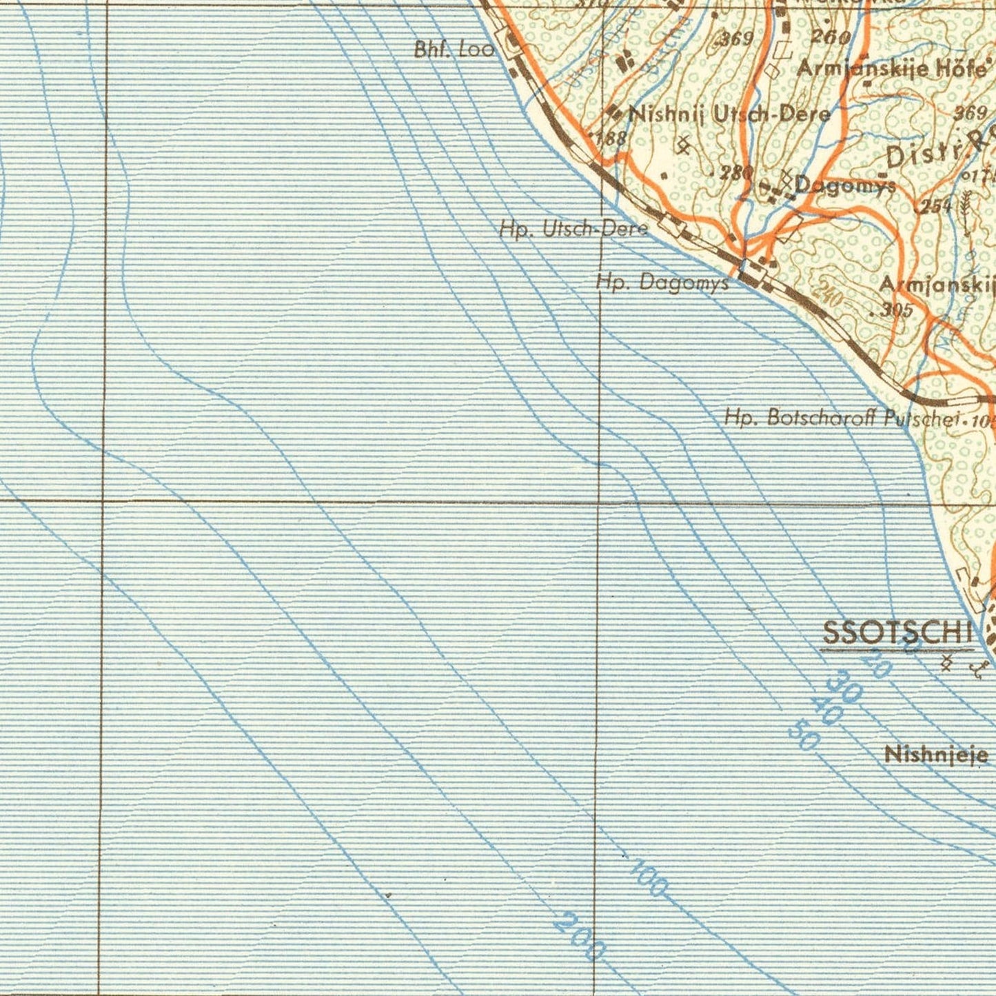 Vintage Soviet Union World War II Map 1942 - Concordia Style Boutique