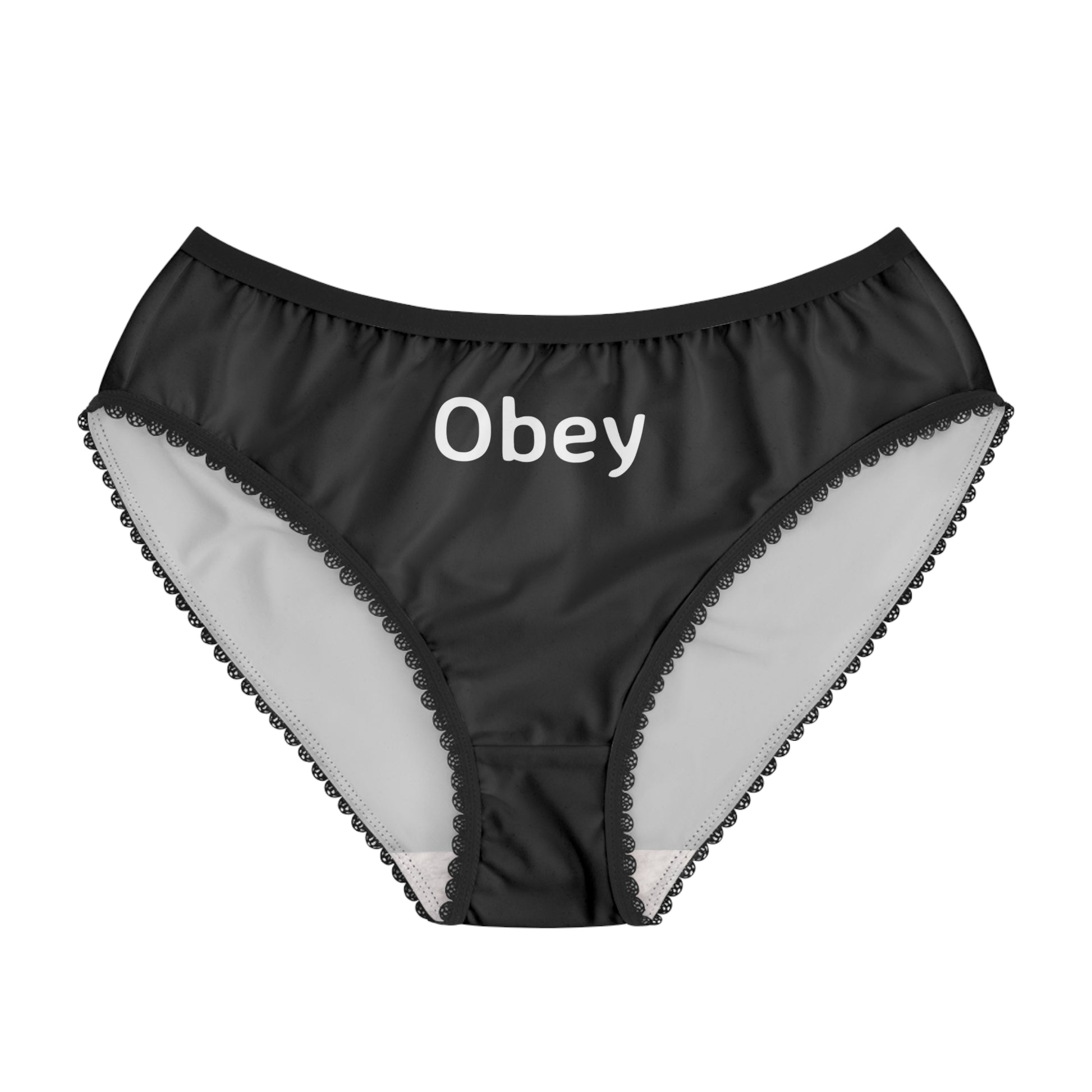 Women's Briefs - "Obey" - Premium underwear from Concordia Style Boutique - Just $33.85! Shop now at Concordia Style Boutique