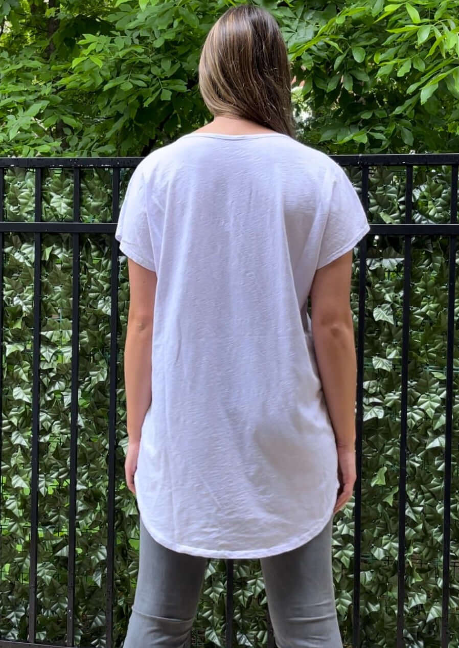 High Low V-Neck Super Comfy Tee - Clearance Final Sale - Concordia Style Boutique