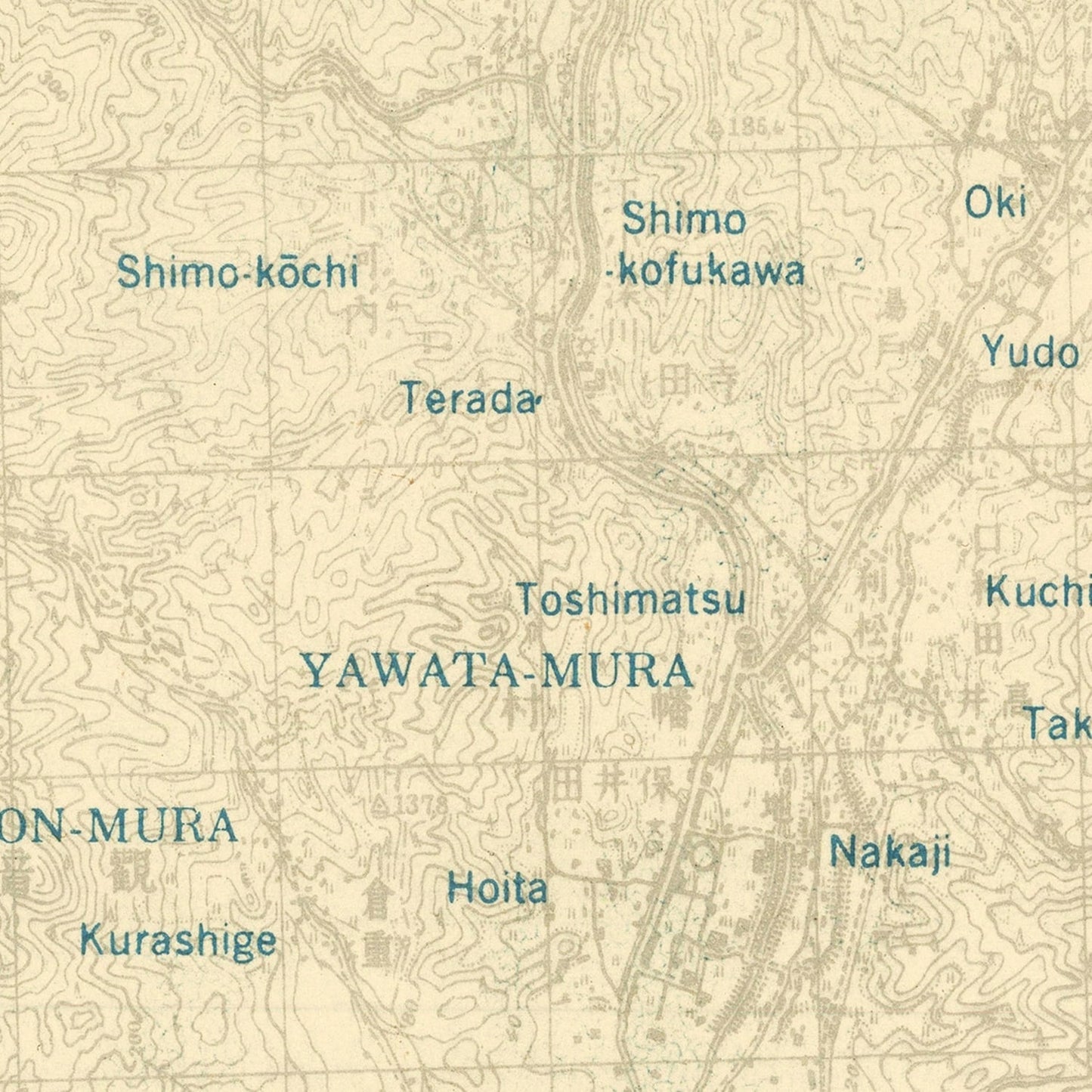 Vintage Hiroshima Bombing Map 1945 - Concordia Style Boutique
