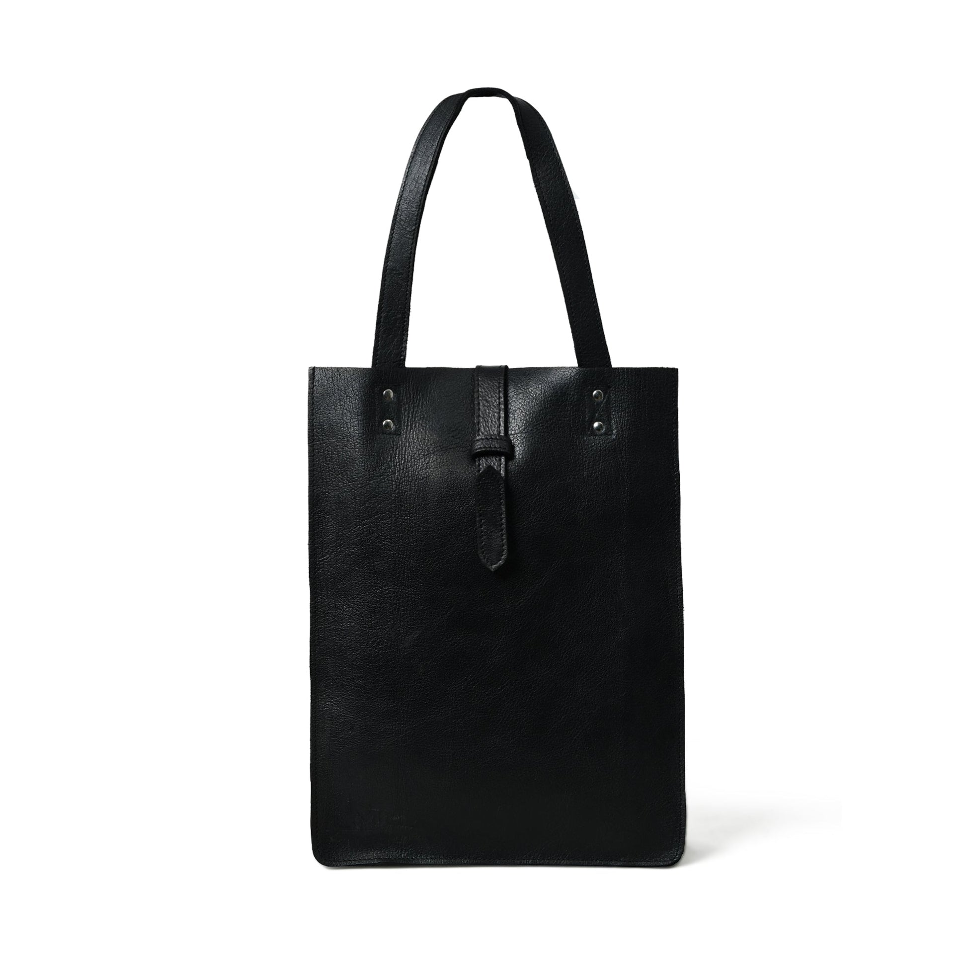 Ebony Elegance Leather Tote - Concordia Style Boutique