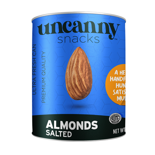 Roasted & Salted Almonds | Can | 1.4 oz | Uncanny - Concordia Style Boutique